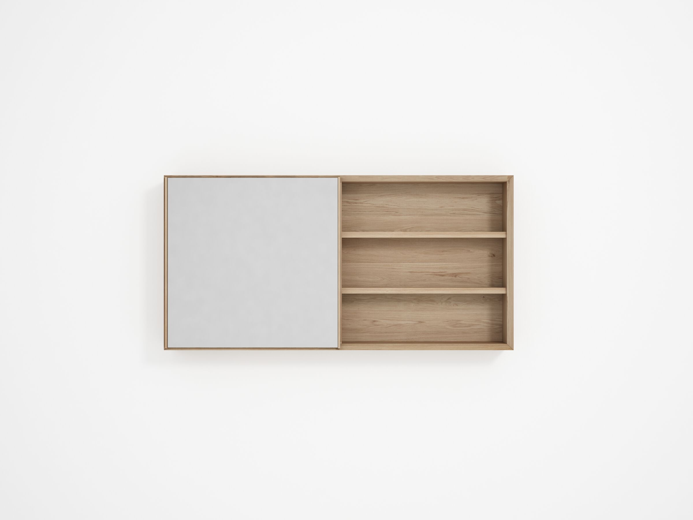 TAYLOR by KARPENTER - Specchio rettangolare da parete con contenitore - 3