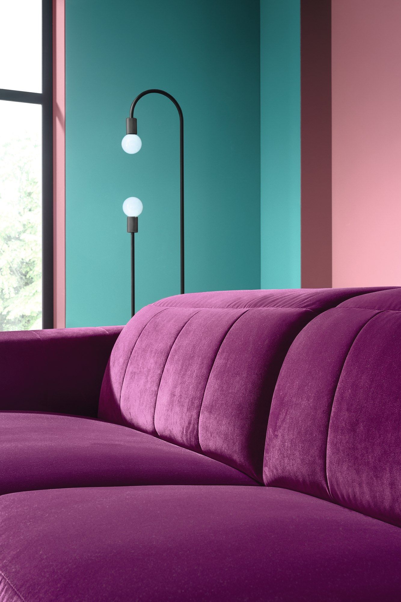 KENSINGTON Sofa with chaise longue Softliving Collection By Felis