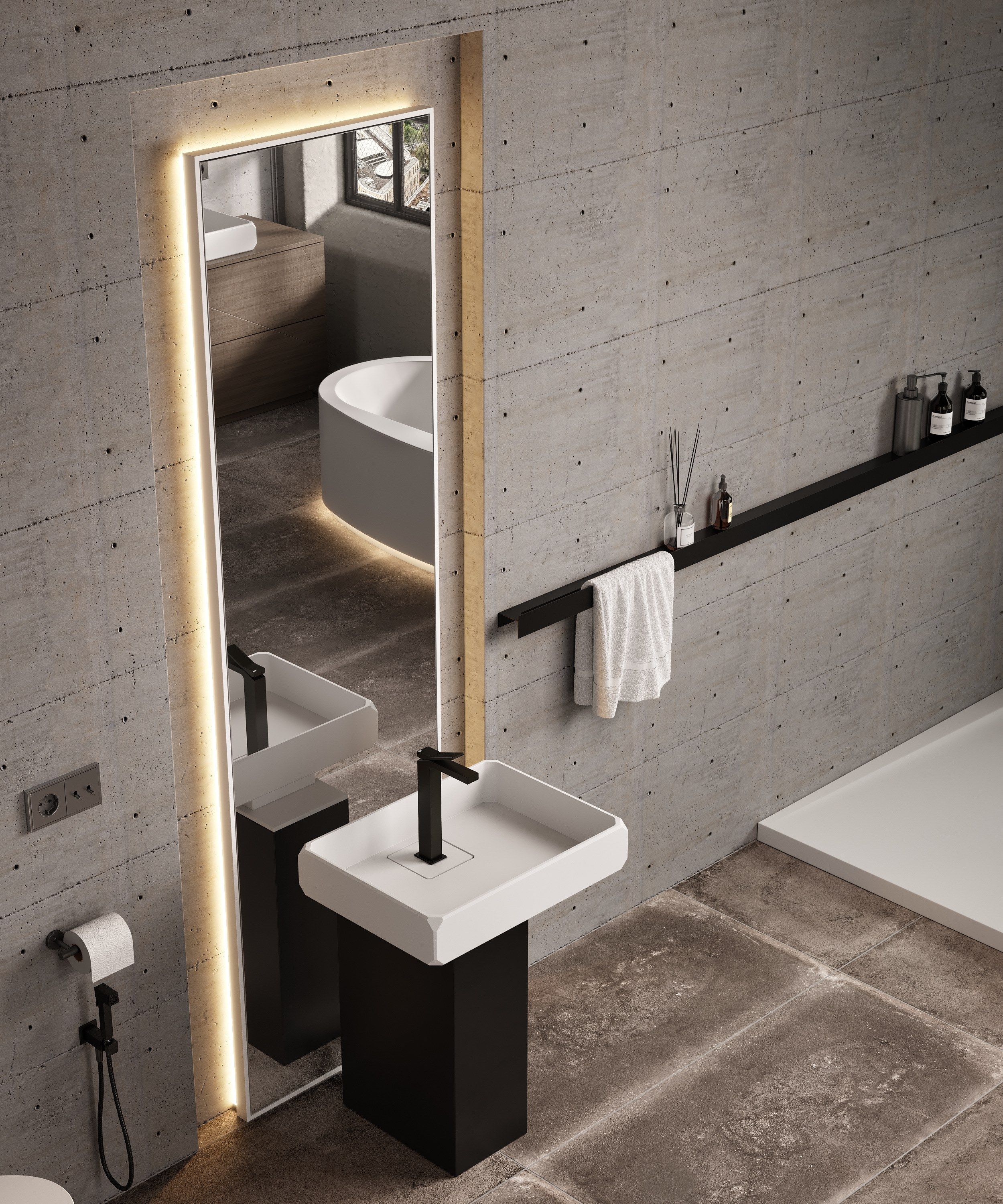 TOWER KEPLERO washbasin By MOMA Design
