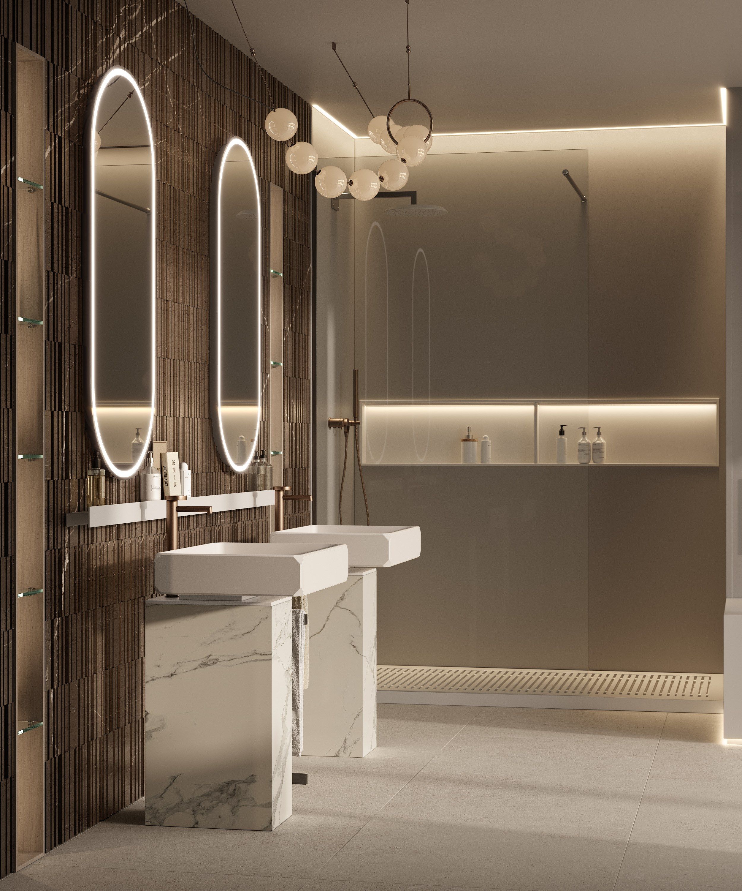 TOWER KEPLERO by MOMA Design - Lavabo freestanding in Solid Surface - 5