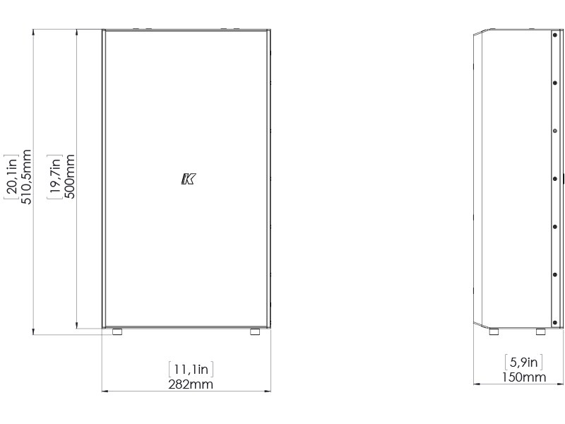 Dimensioni DOMINO KF210