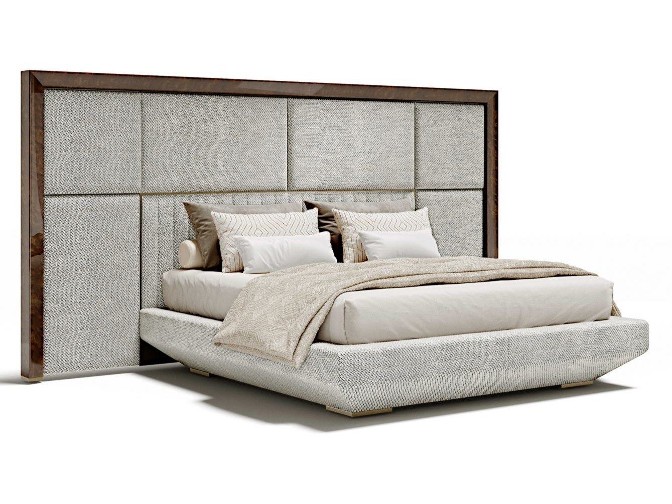 KIMERA XL by Capital Collection - Letto king size in pelle con testiera alta - 2