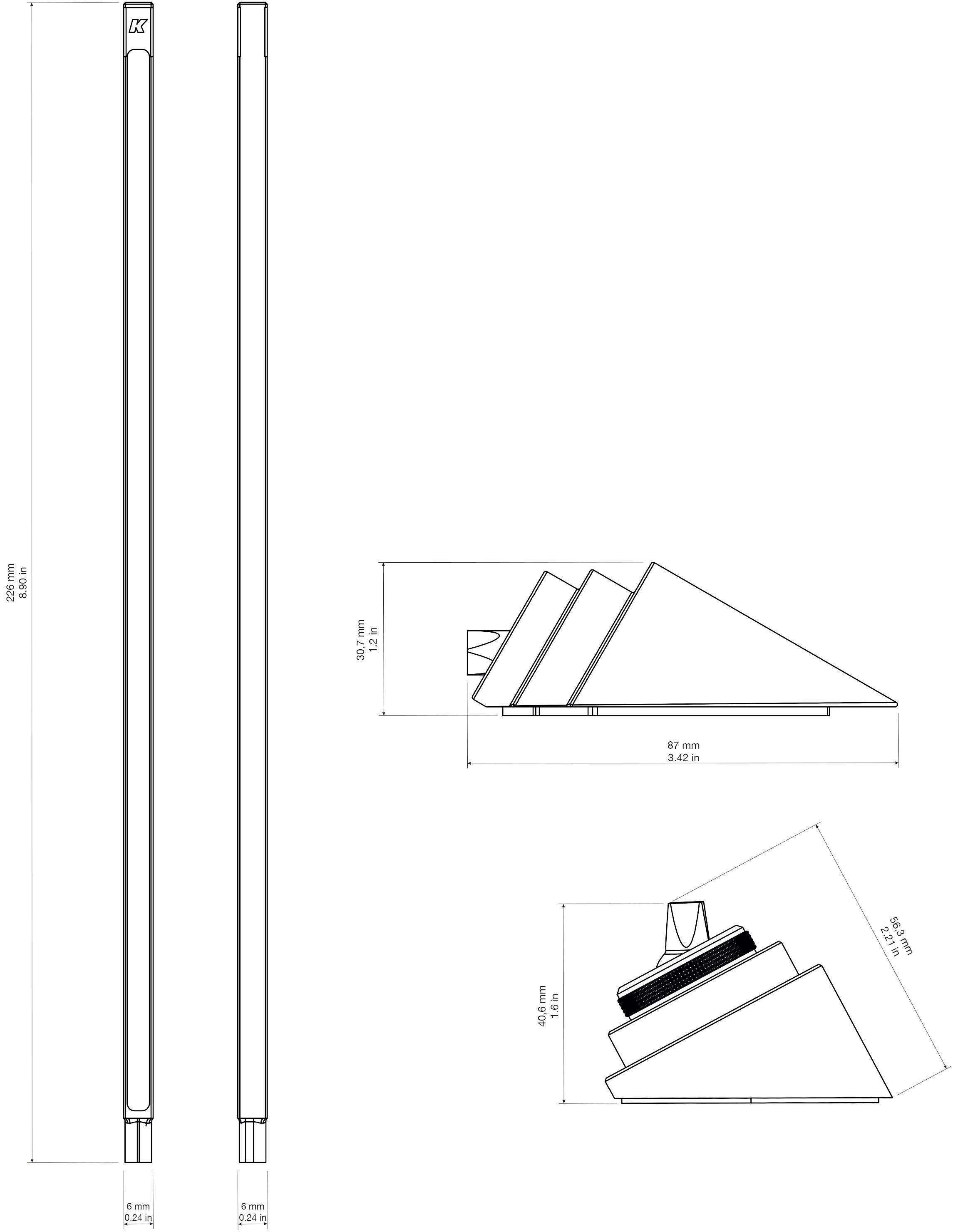 Dimensioni CAPTURE KMC20H