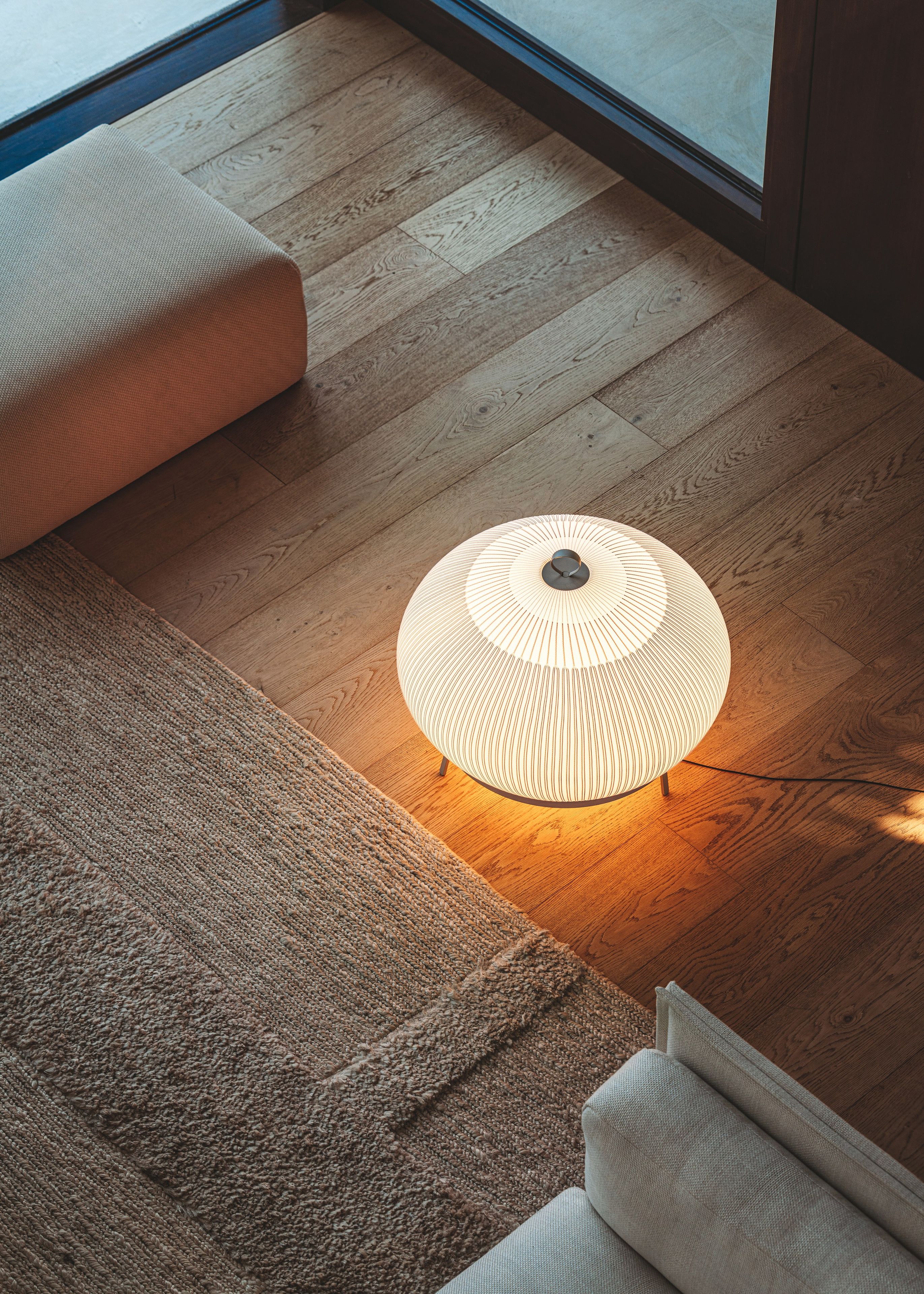 KNIT by Vibia - Lampada da terra a LED in tessuto - 5