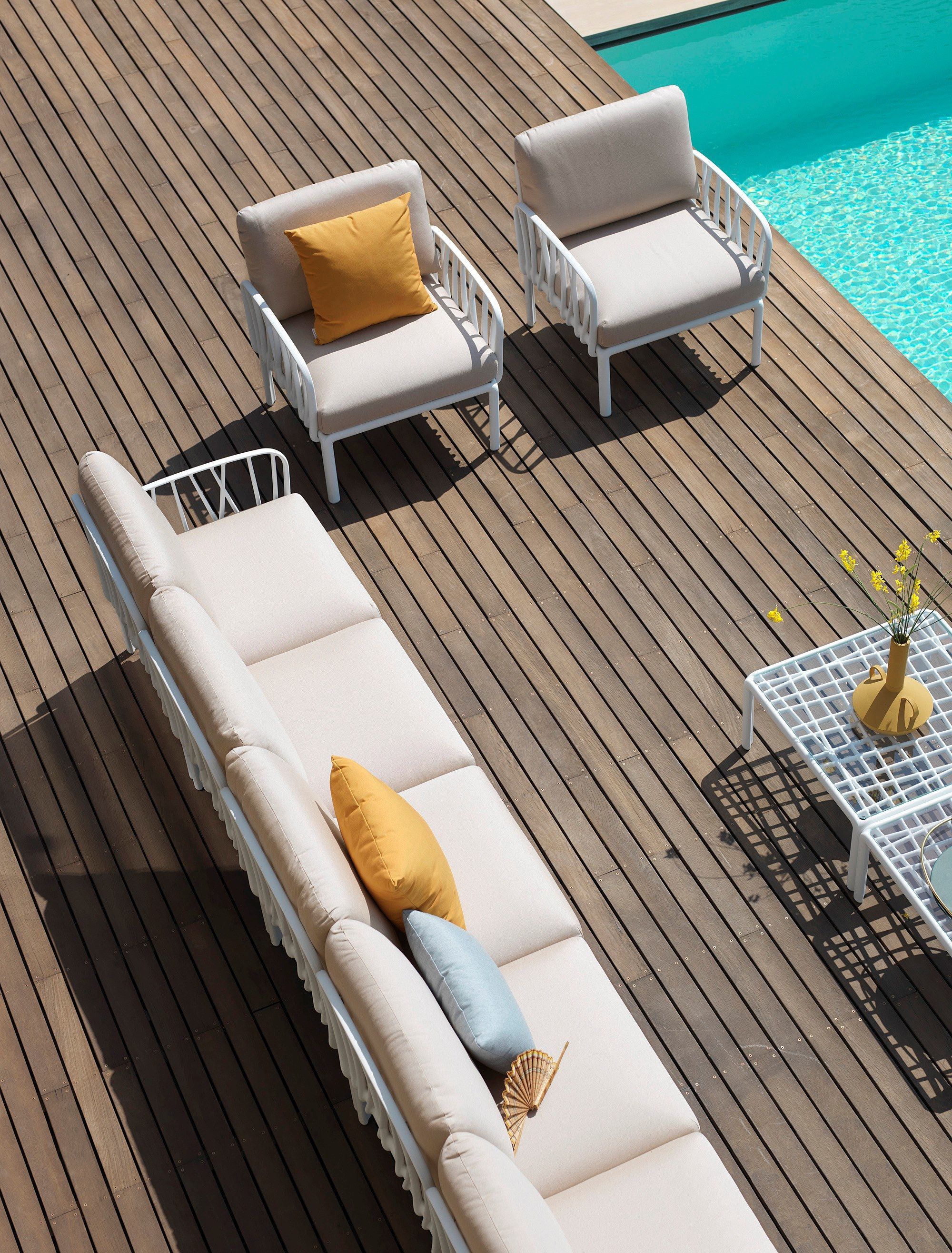 KOMODO POLTRONA by Nardi - Poltrona da giardino in polipropilene/tessuto - 17