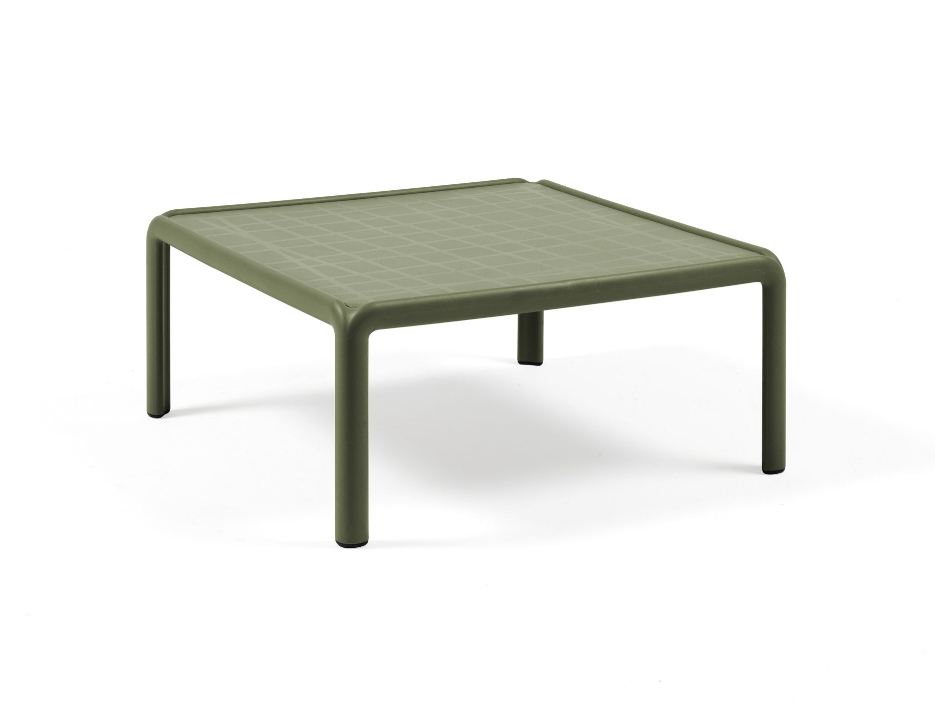 KOMODO TAVOLINO by Nardi - Tavolino da giardino basso quadrato in polipropilene