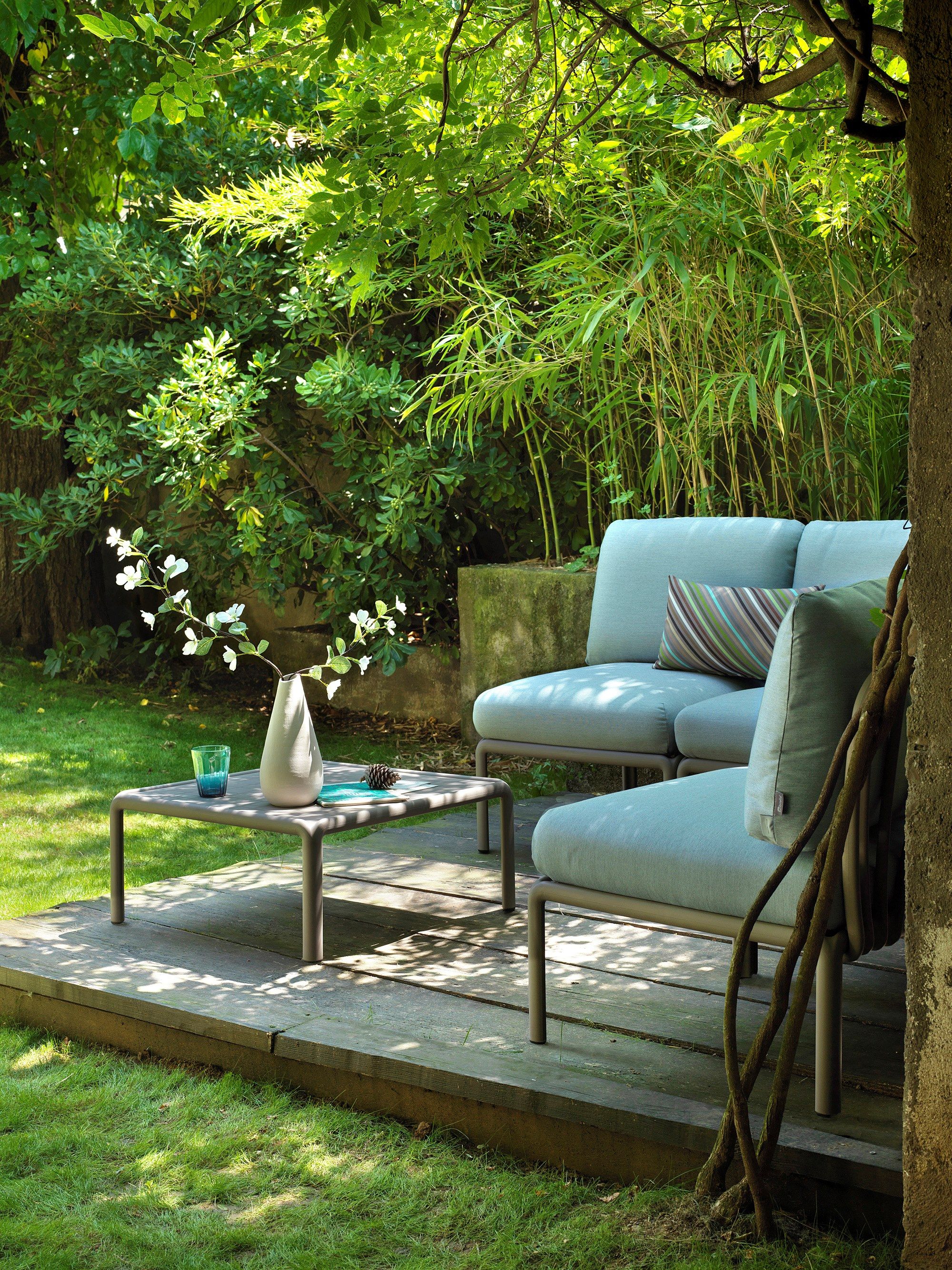 KOMODO TAVOLINO by Nardi - Tavolino da giardino basso quadrato in polipropilene - 8