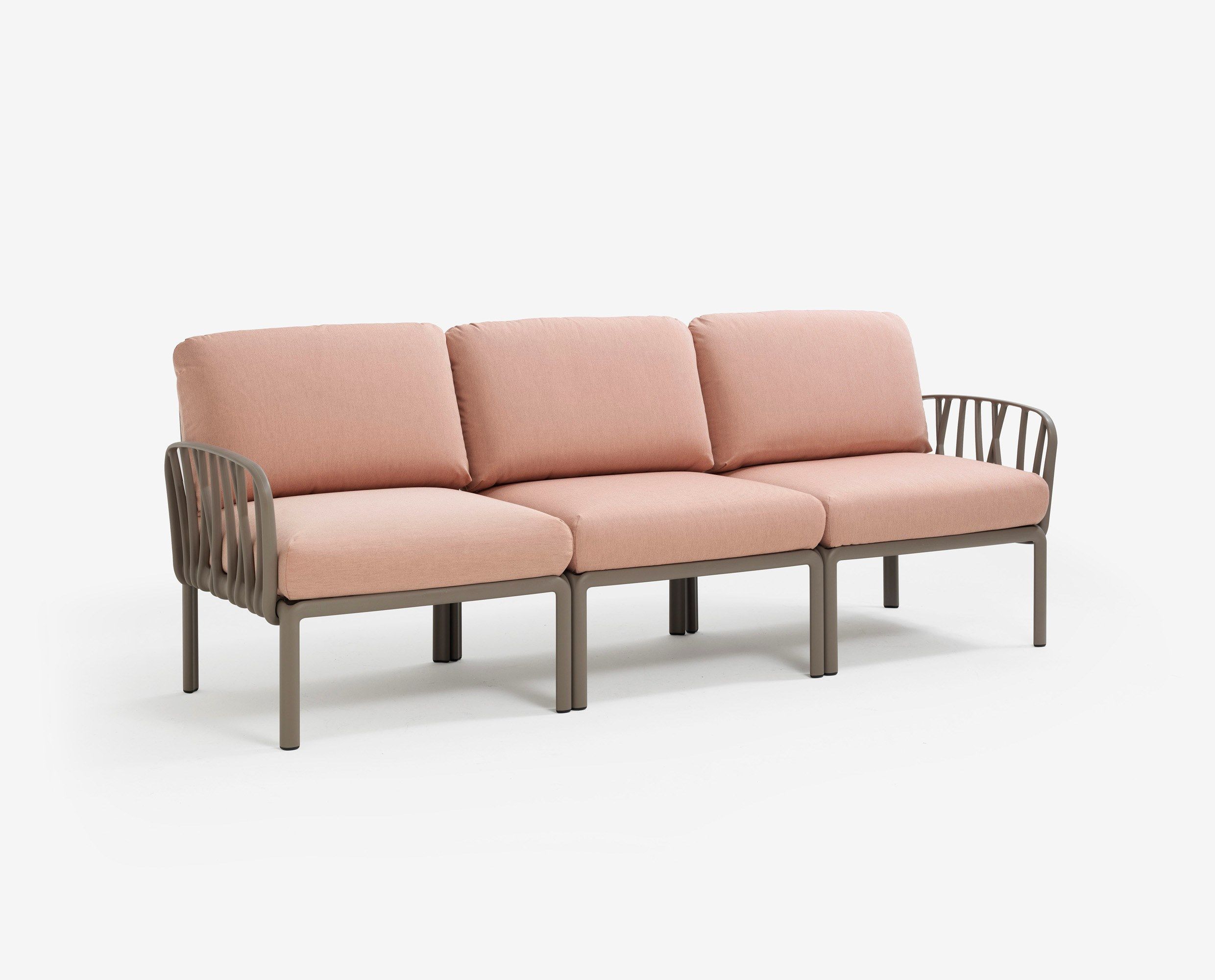 KOMODO ELEMENTO TERMINALE by Nardi - Elemento per divano modulare da giardino in polipropilene/tessuto - 3