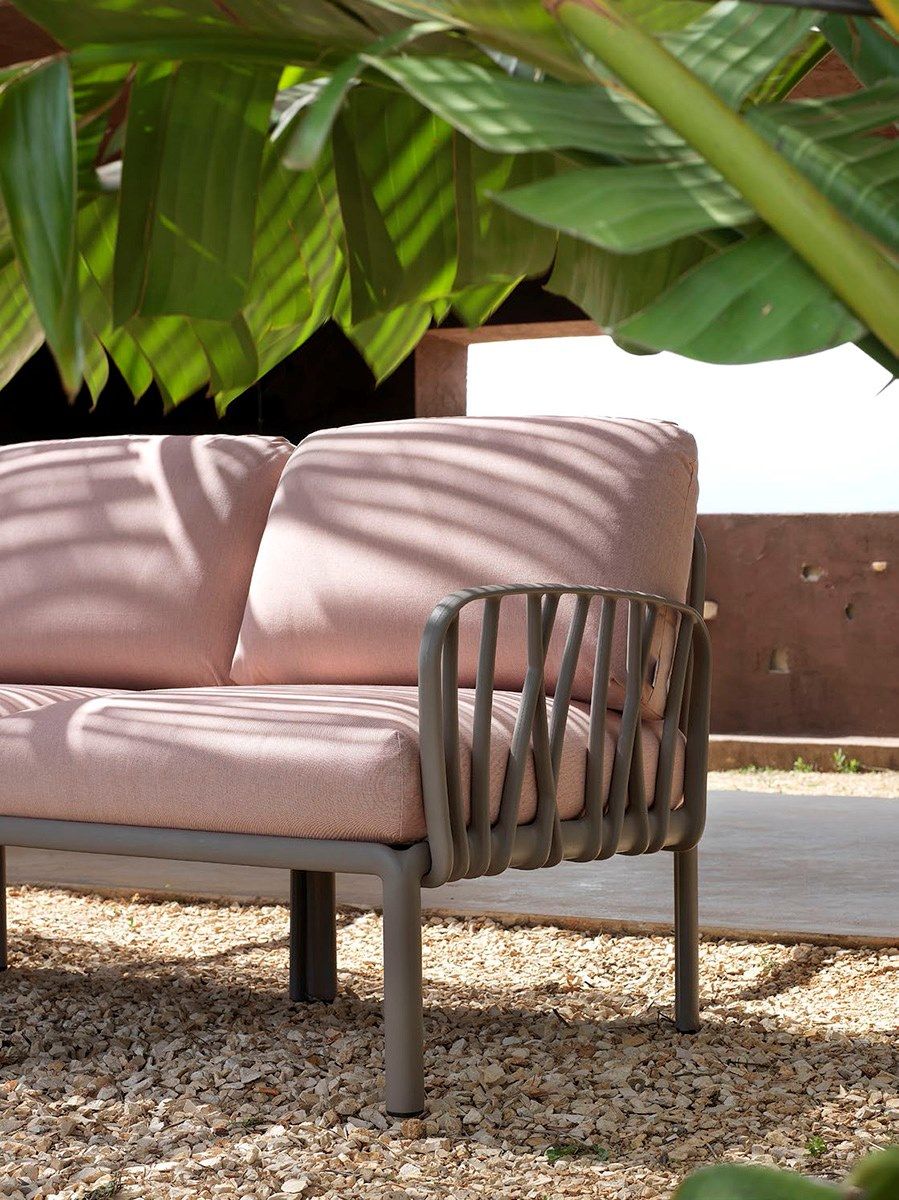 KOMODO ELEMENTO TERMINALE by Nardi - Elemento per divano modulare da giardino in polipropilene/tessuto - 23