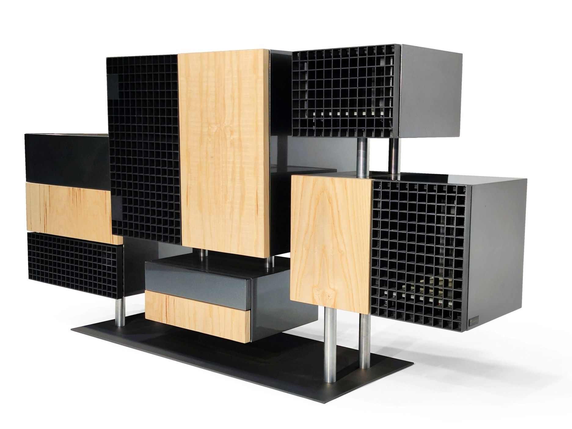 KUBIK by Cobermaster Concept - Madia in legno con ante a battente