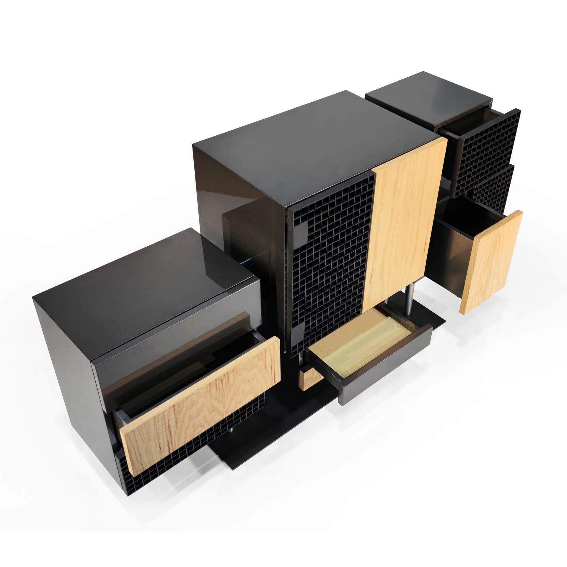 KUBIK by Cobermaster Concept - Madia in legno con ante a battente - 4