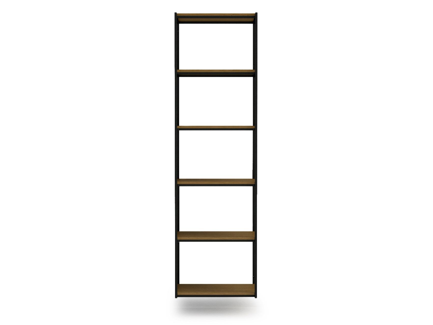 Open floating metal shelving unit with Valchromat shelves KUUBIK By