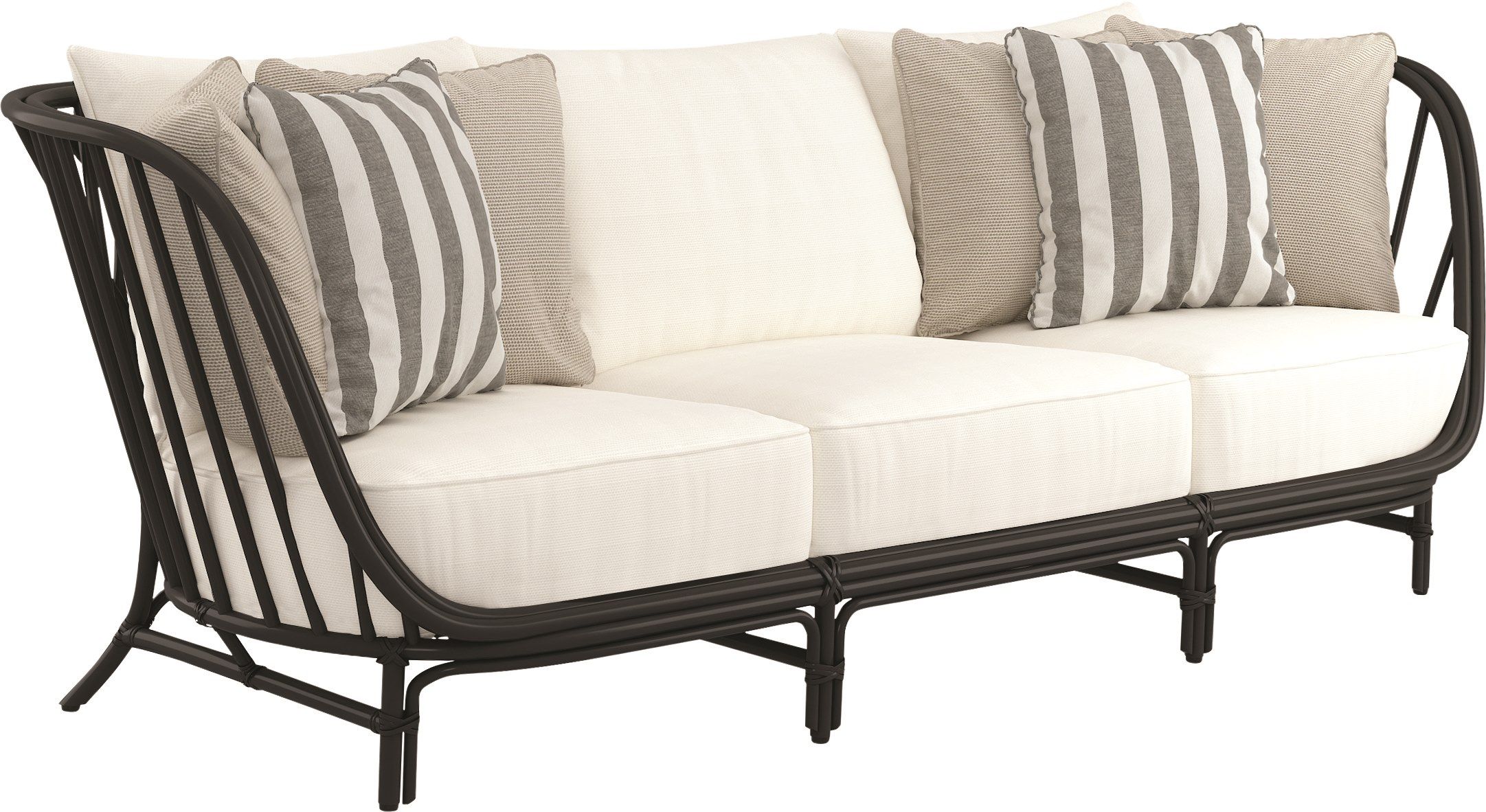 KYOTO ALU 3 seater aluminium garden sofa By JANUS et Cie