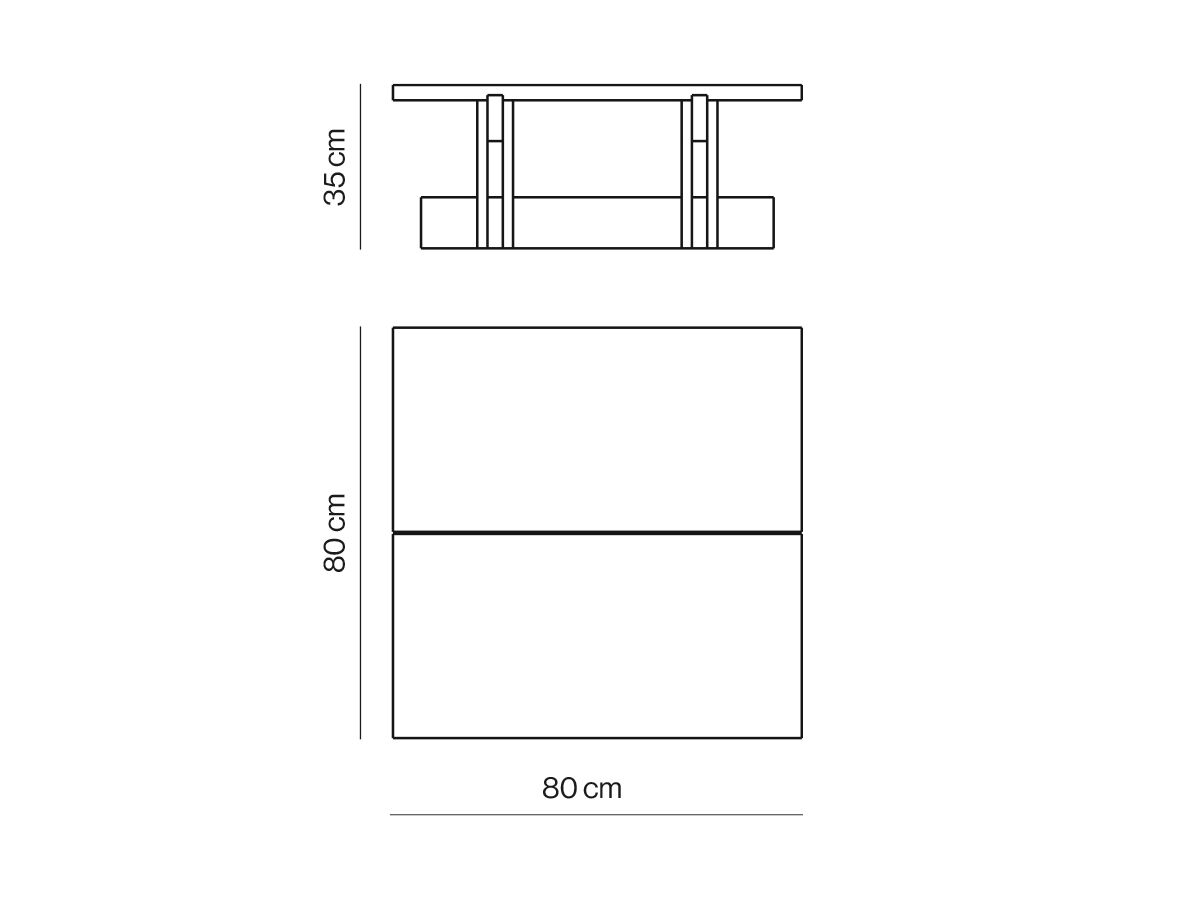 RAK Table basse By Kendo Mobiliario