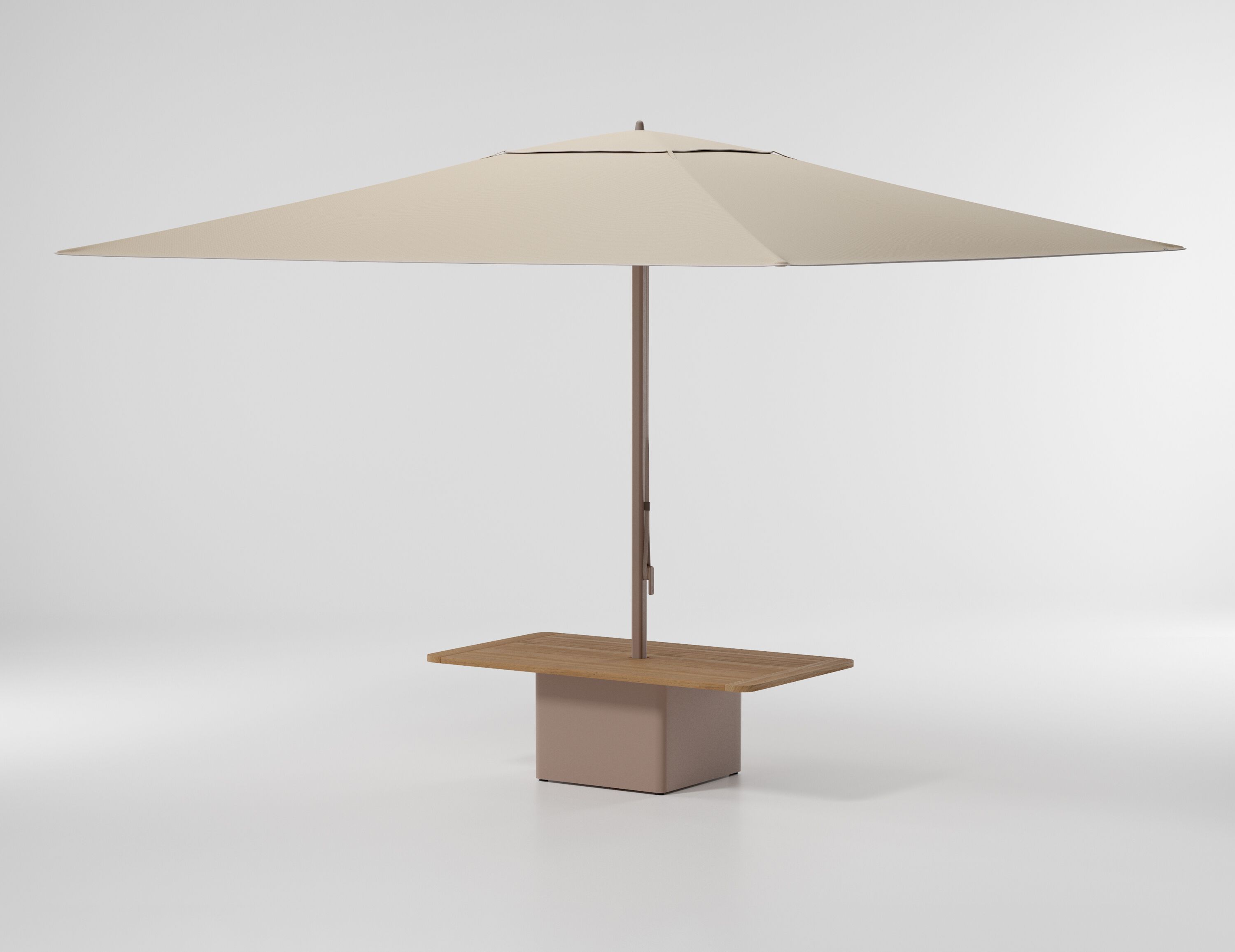 METEO L Square Garden umbrella By Kettal design Konstantin Grcic