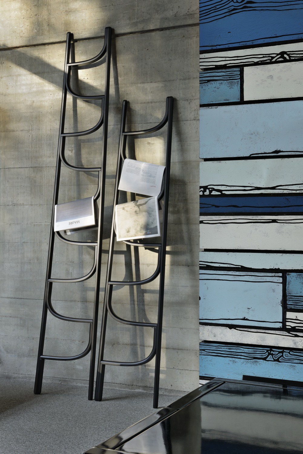 Ladder Magazine Rack LADDER Solid wood magazine rack / towel rack By Wiener GTV Design ...