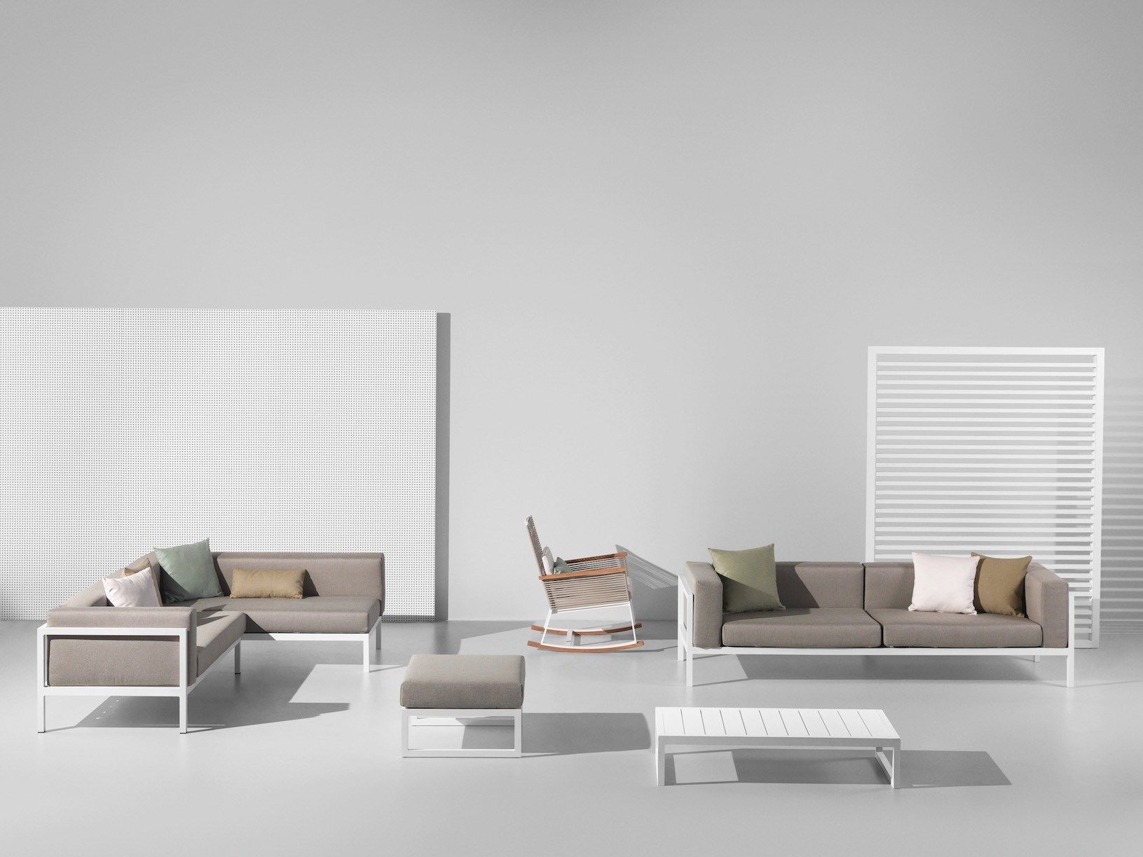 LANDSCAPE 2 seater garden sofa By Kettal