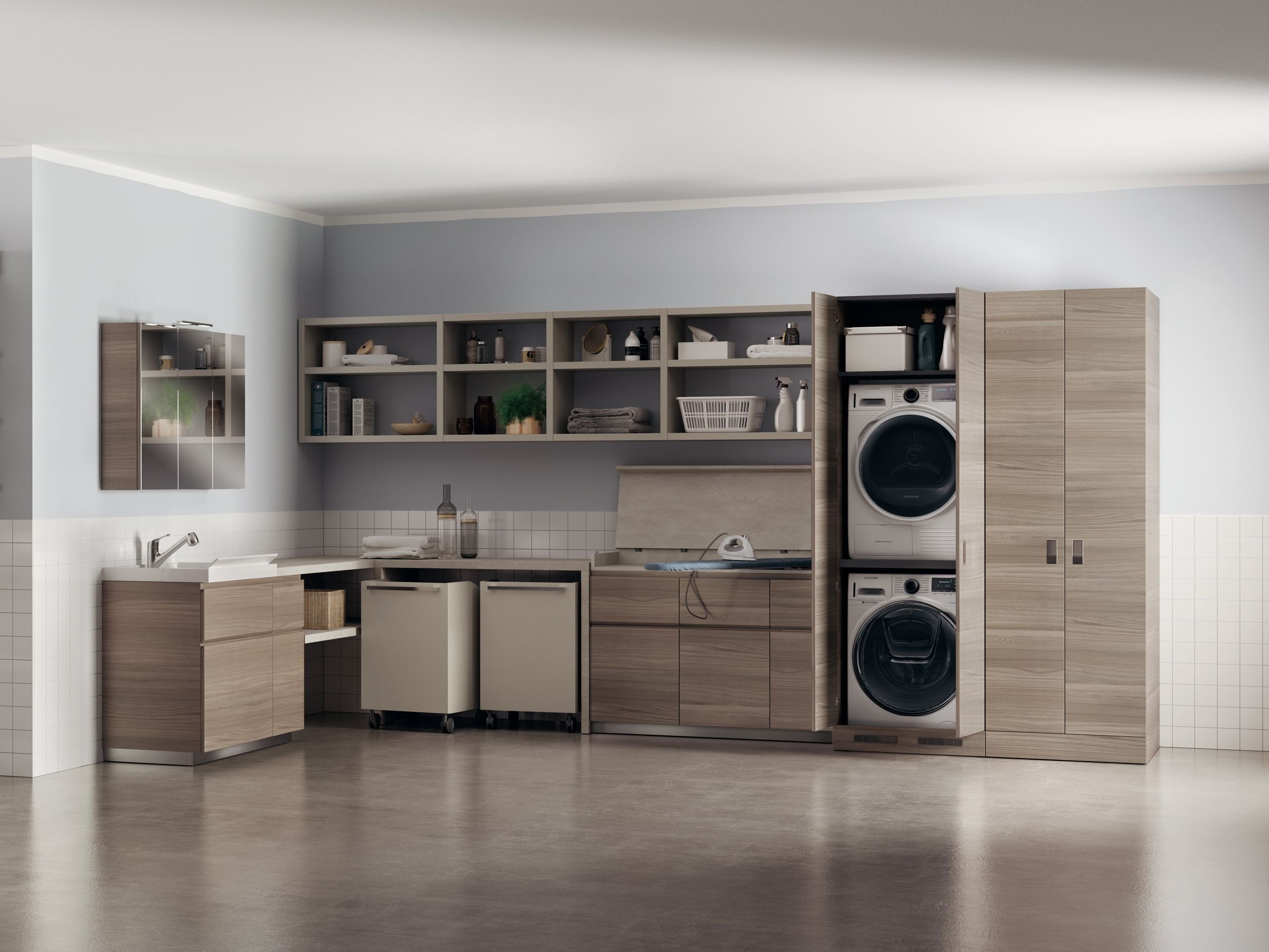 Armoire de buanderie LAUNDRY SPACE By Scavolini Bathrooms design