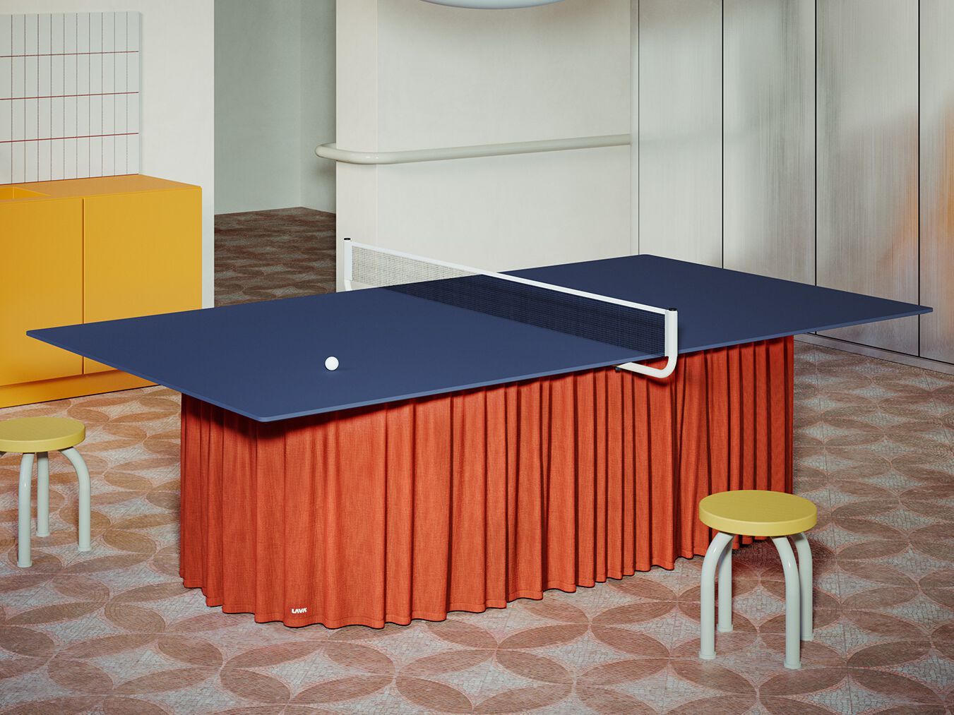 TENDINA by LAVA - Tavolo da ping pong in gres porcellanato e tessuto - 2