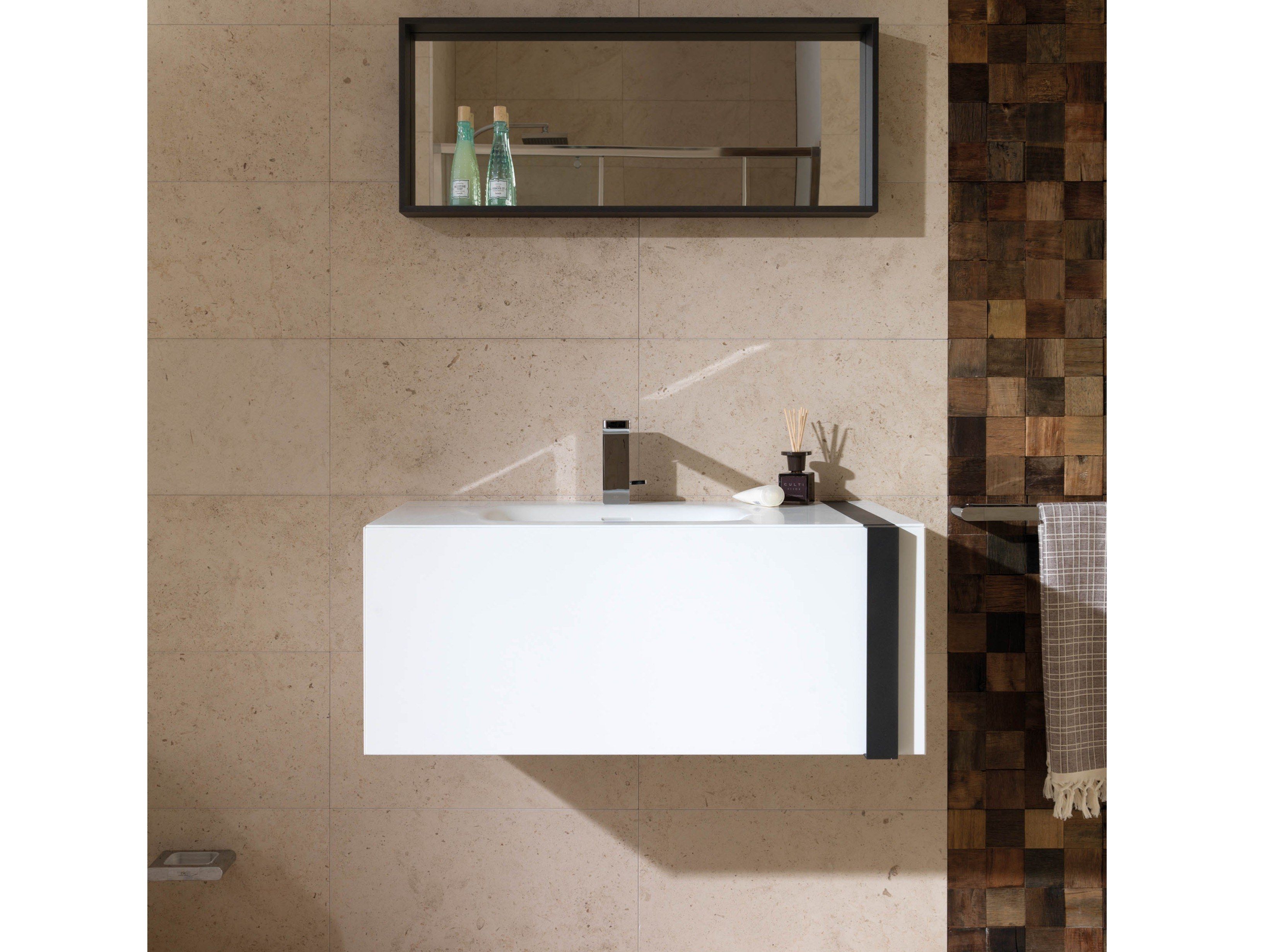 LEAF Vanity unit Sectional vanity unit By Porcelanosa