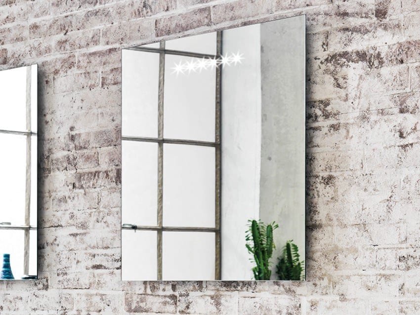 LED by ARTELINEA - Specchio bagno rettangolare da parete