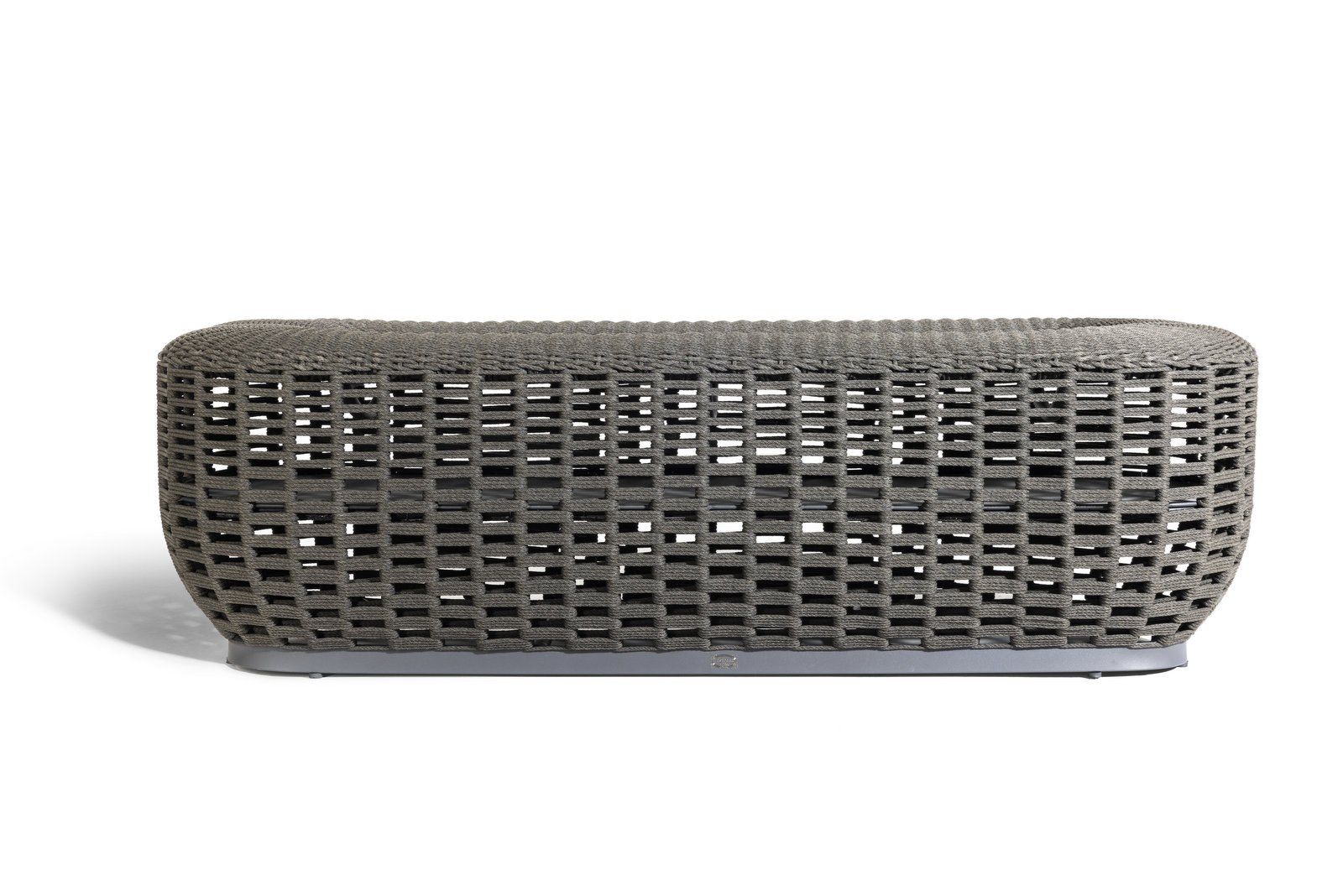 LEPLI OUTDOOR Nautical rope garden bench By Poltrona Frau design