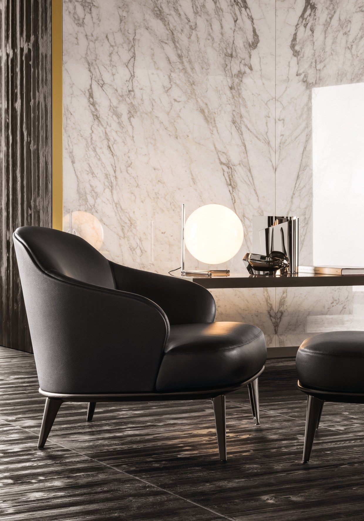 LESLIE ARMCHAIRS Armchair By Minotti design Rodolfo Dordoni