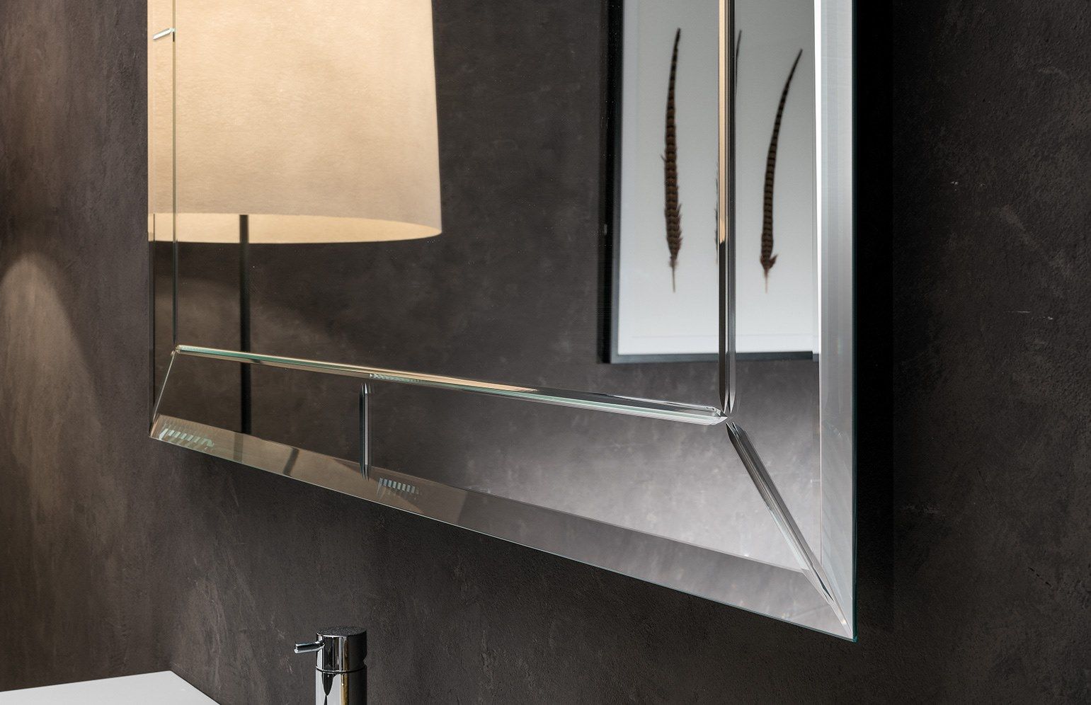 LIBERTY by ARTELINEA - Specchio bagno rettangolare da parete - 3