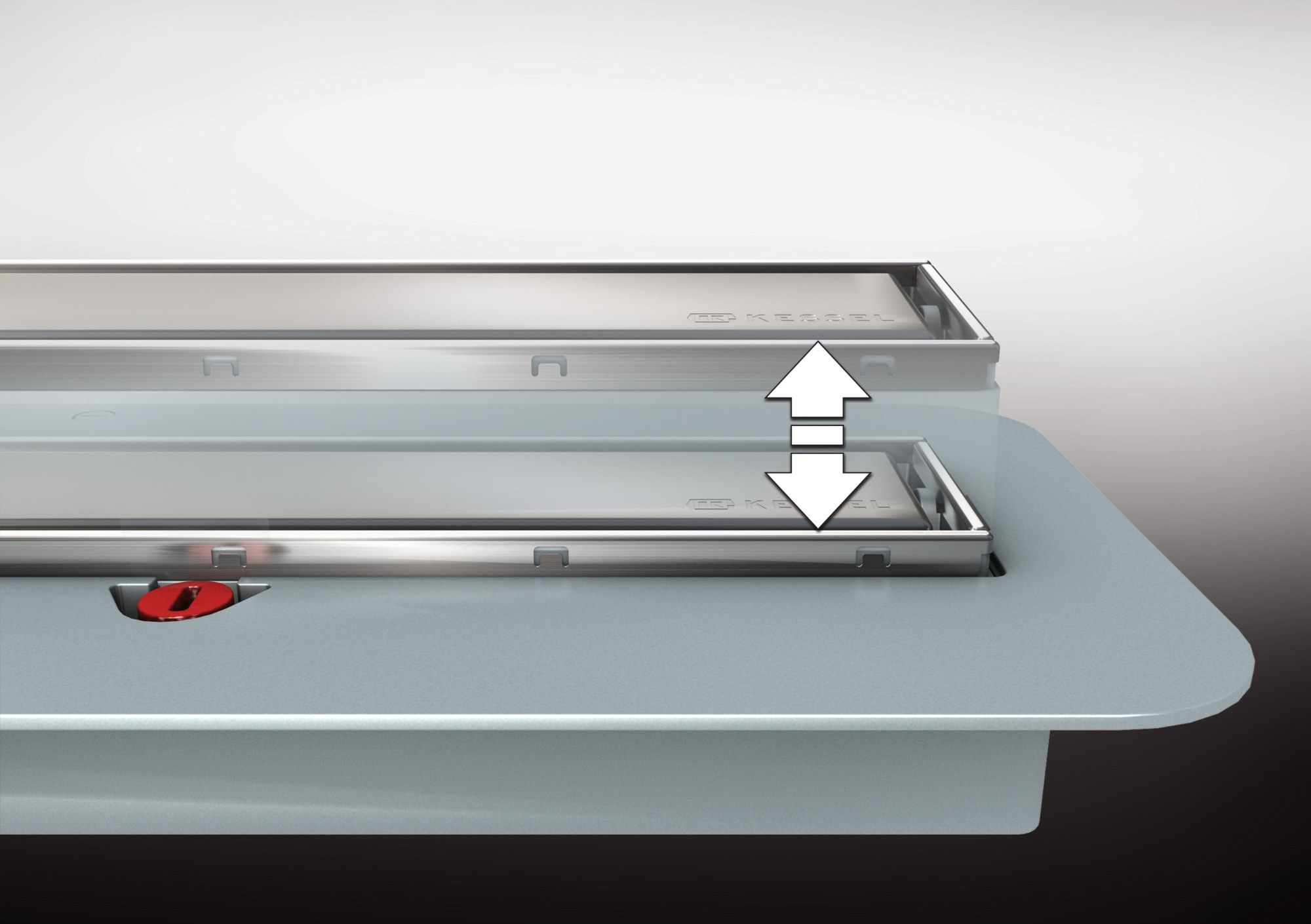 LINEARIS COMFORT by Kessel - Canaletta per doccia in acciao inox - 6