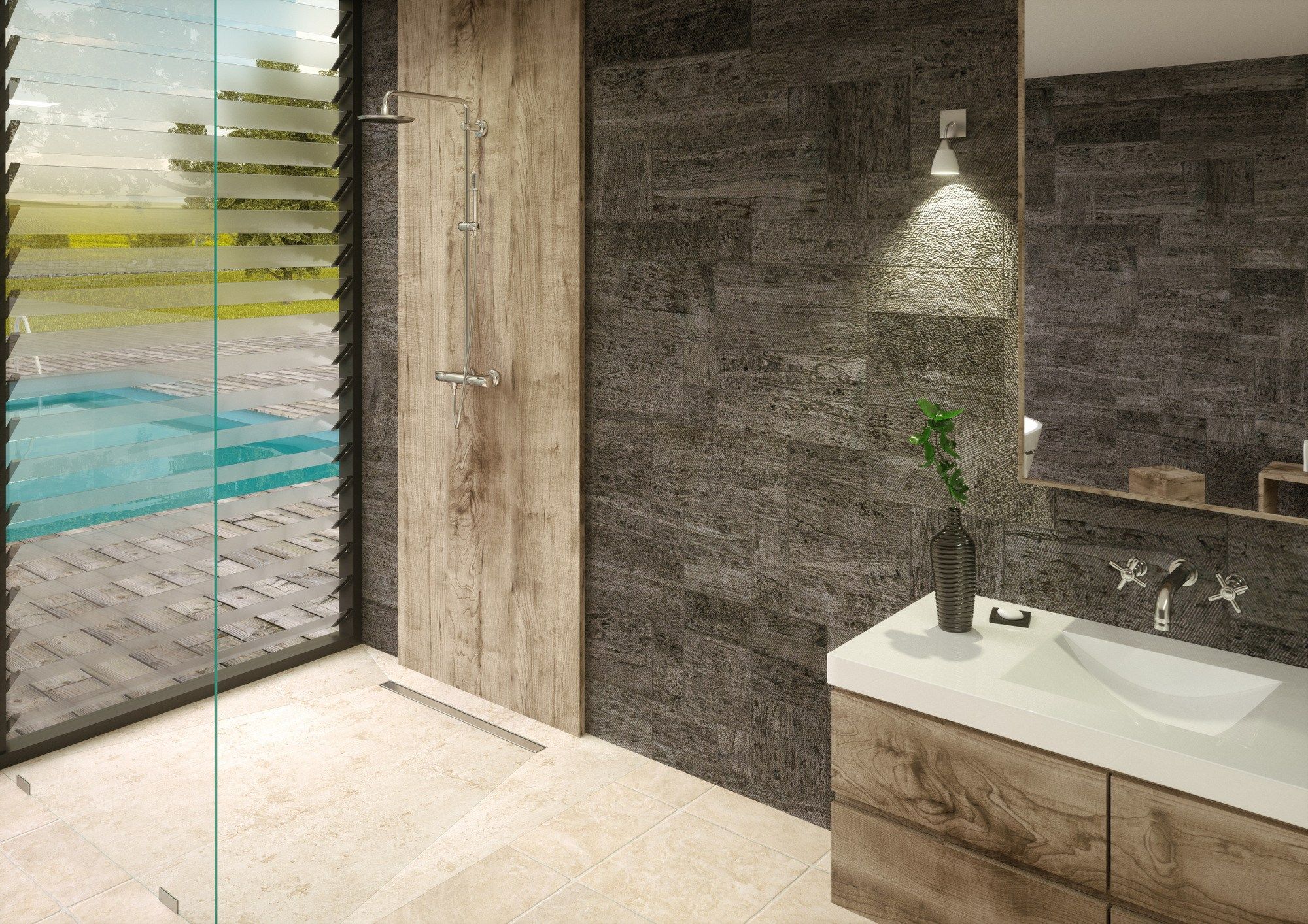 LINEARIS COMFORT by Kessel - Canaletta per doccia in acciao inox - 3