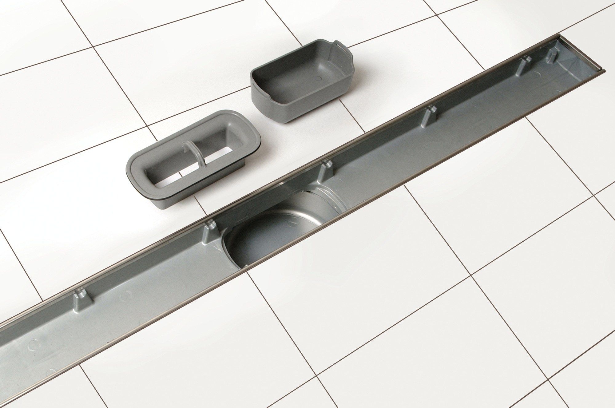 LINEARIS COMFORT by Kessel - Canaletta per doccia in acciao inox - 5