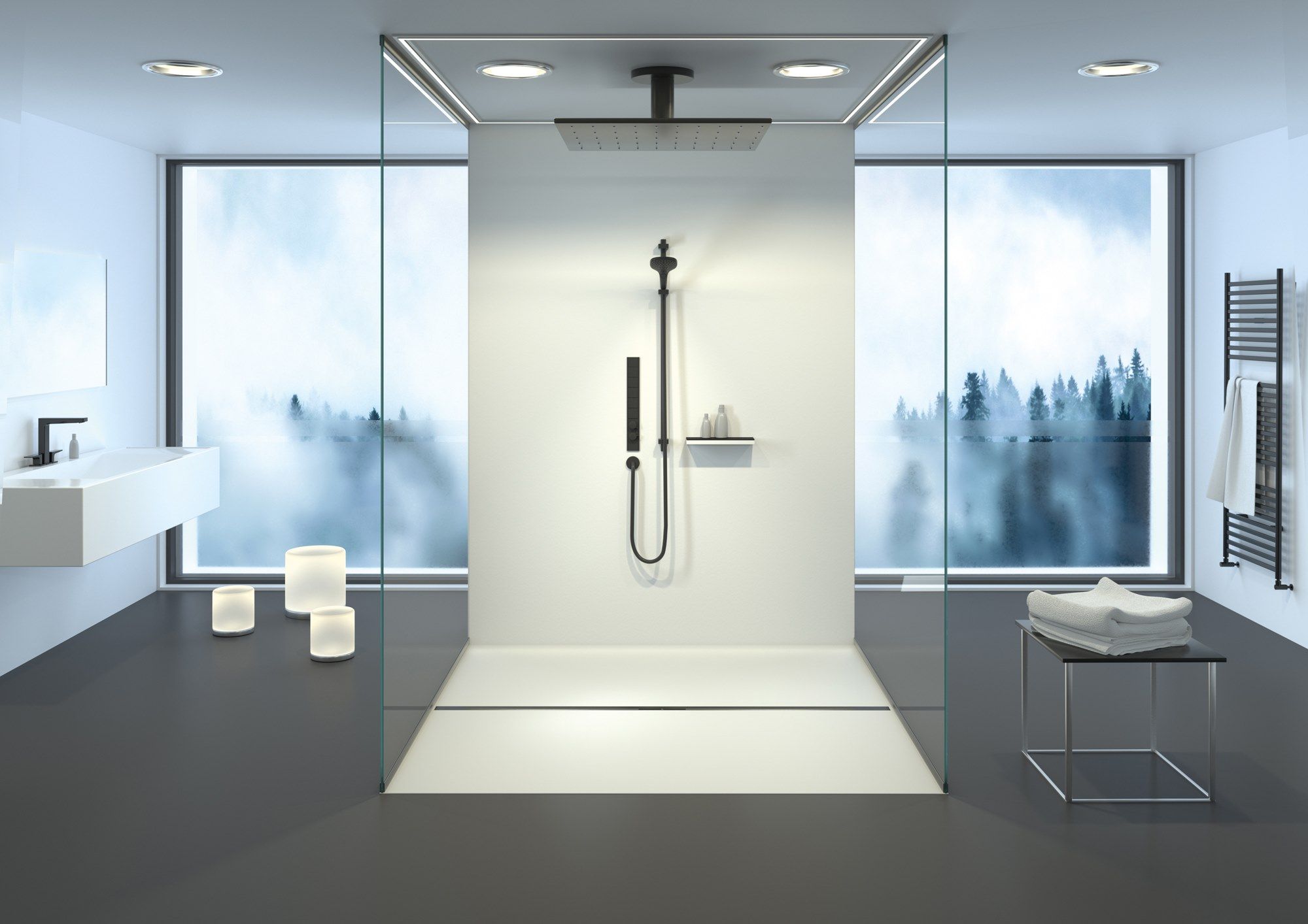 LINEARIS INFINITY by Kessel - Scarico per doccia in acciaio inox - 4