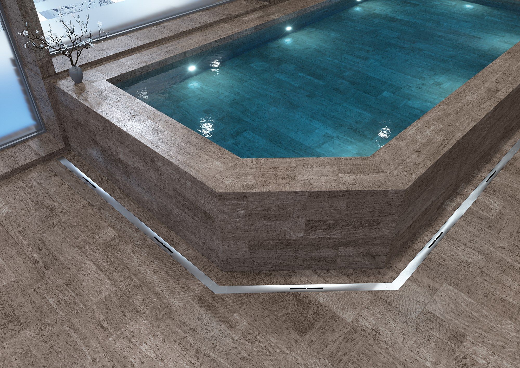 LINEARIS INFINITY by Kessel - Scarico per doccia in acciaio inox - 2