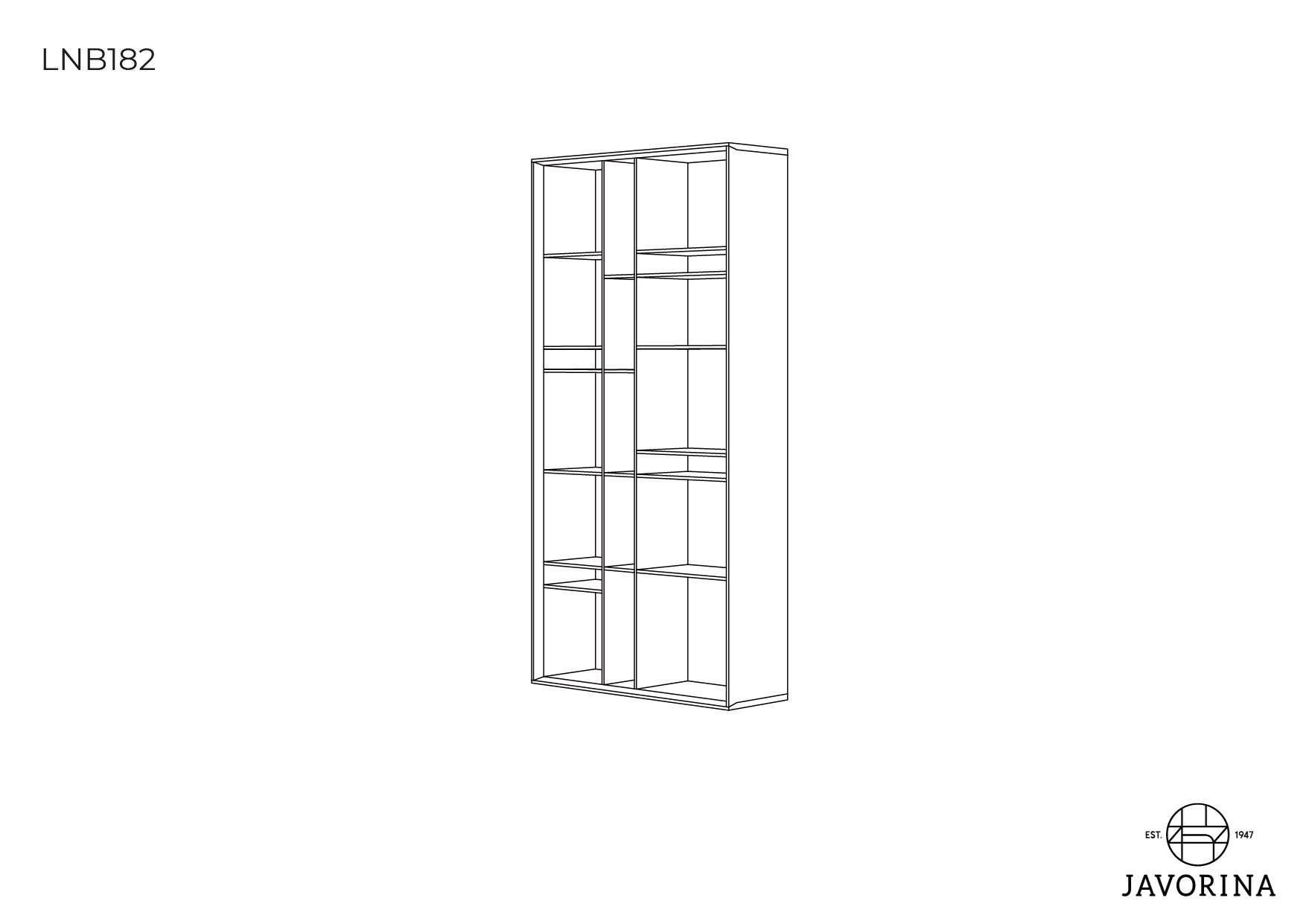 LINK+ | Open bookcase By JAVORINA design Leo Čellár