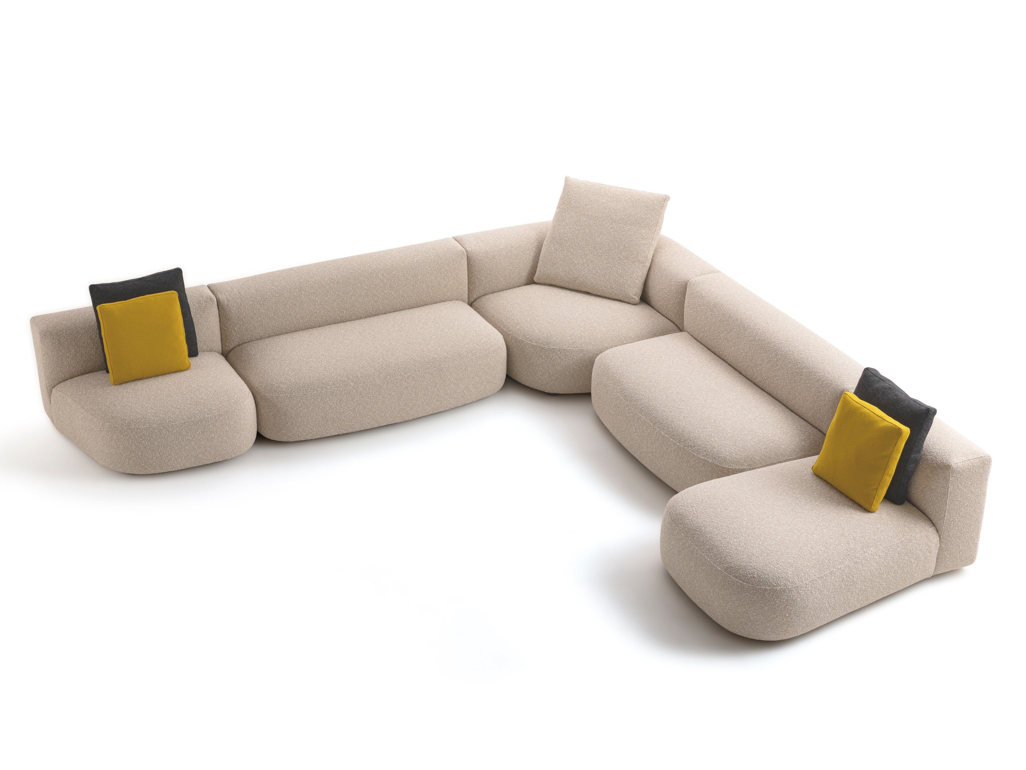 Modulares Sofa mit abnehmbarem Bezug LITOS By Cappellini Design Sebastian Herkner
