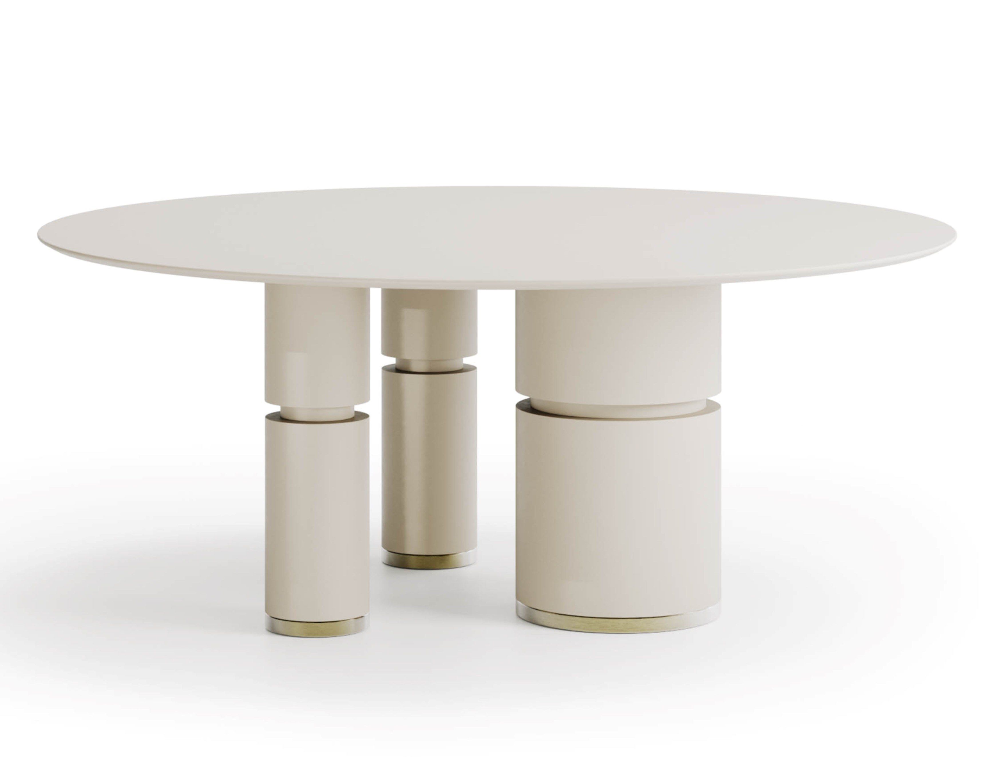 LOÏC by Capital Collection - Tavolo da pranzo rotondo in legno - 4