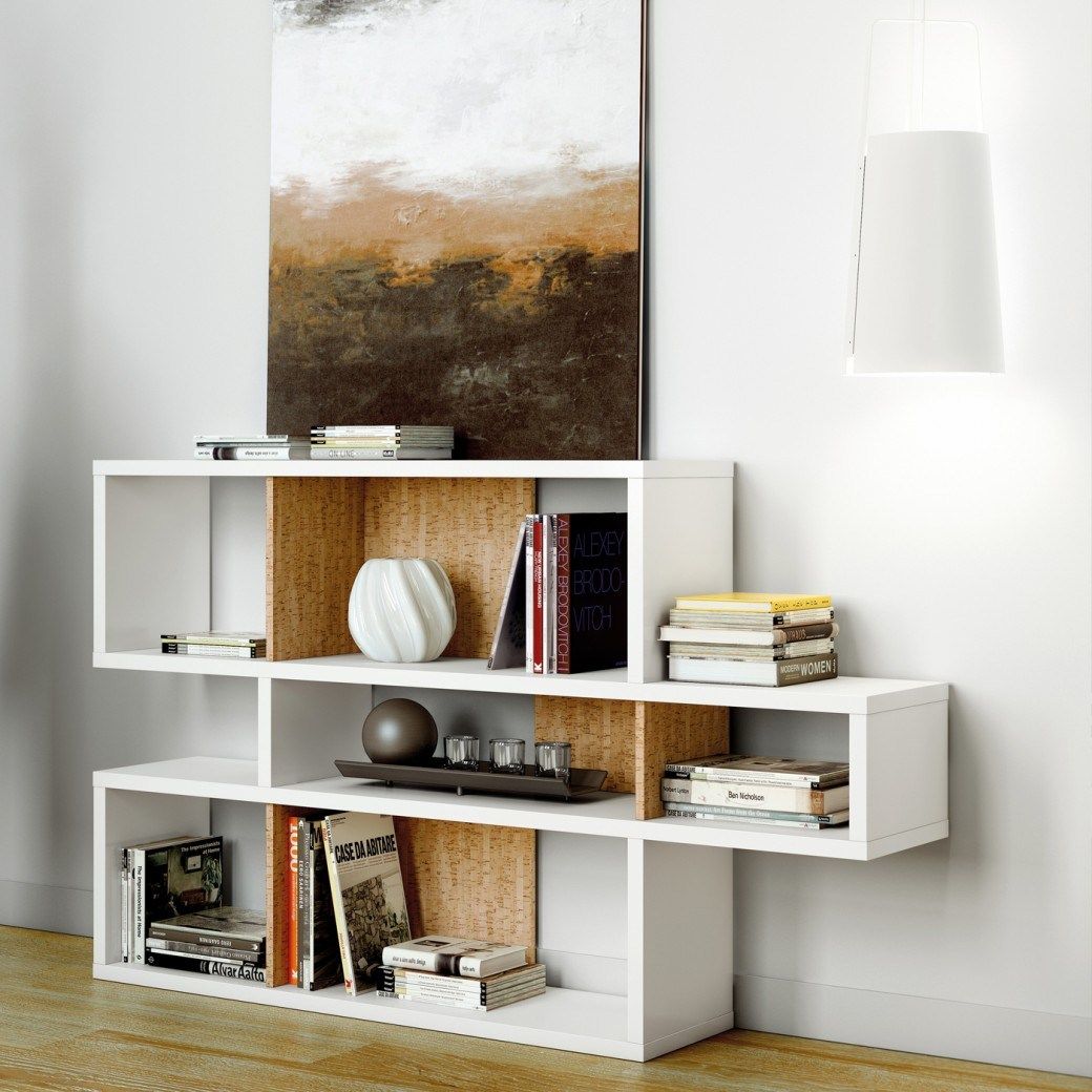 LONDON Cork shelving unit Doublesided cork shelving unit By TemaHome