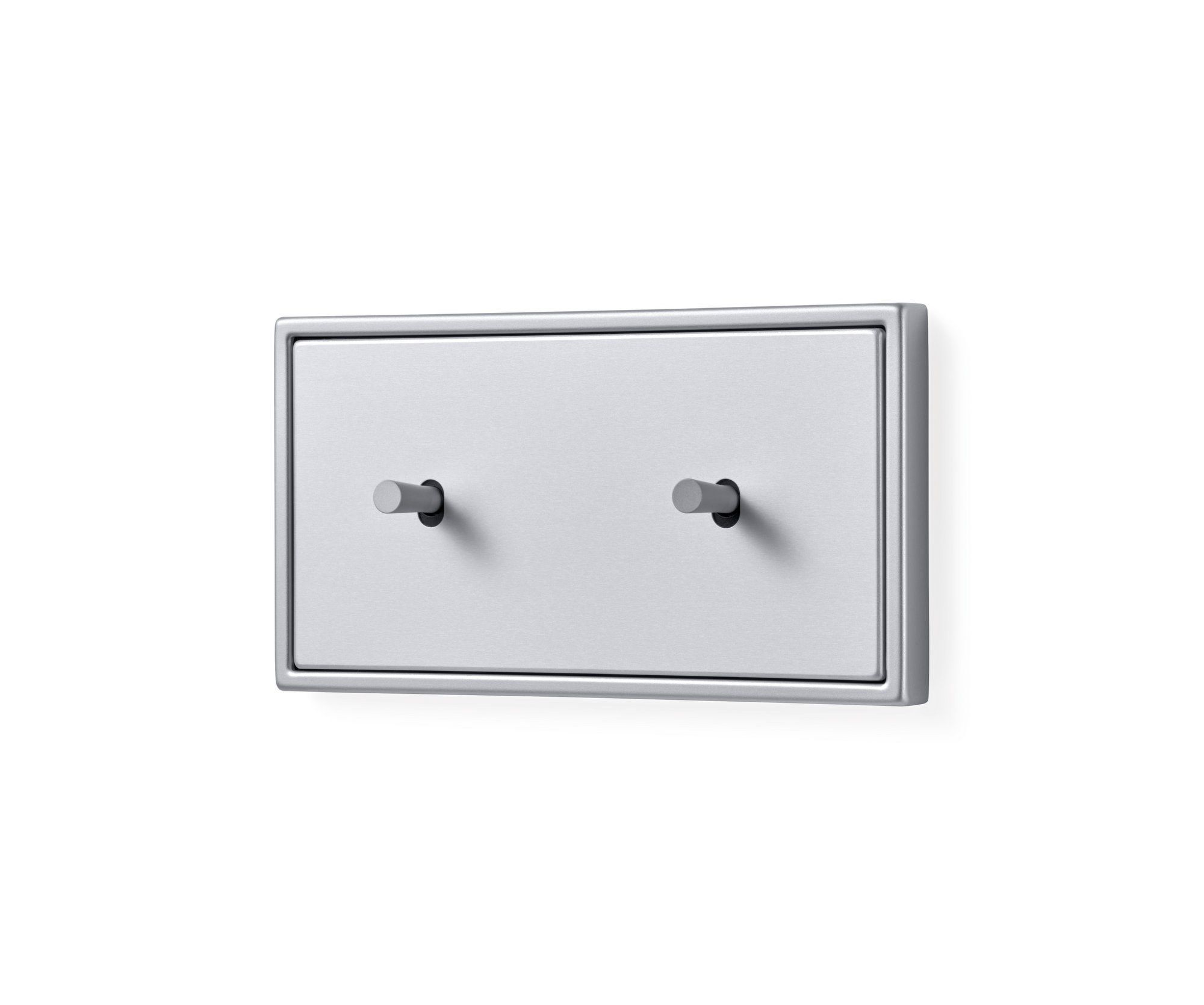 LS 1912 2X | Interruttore in alluminio by JUNG - 2x Interruttore in alluminio - 3