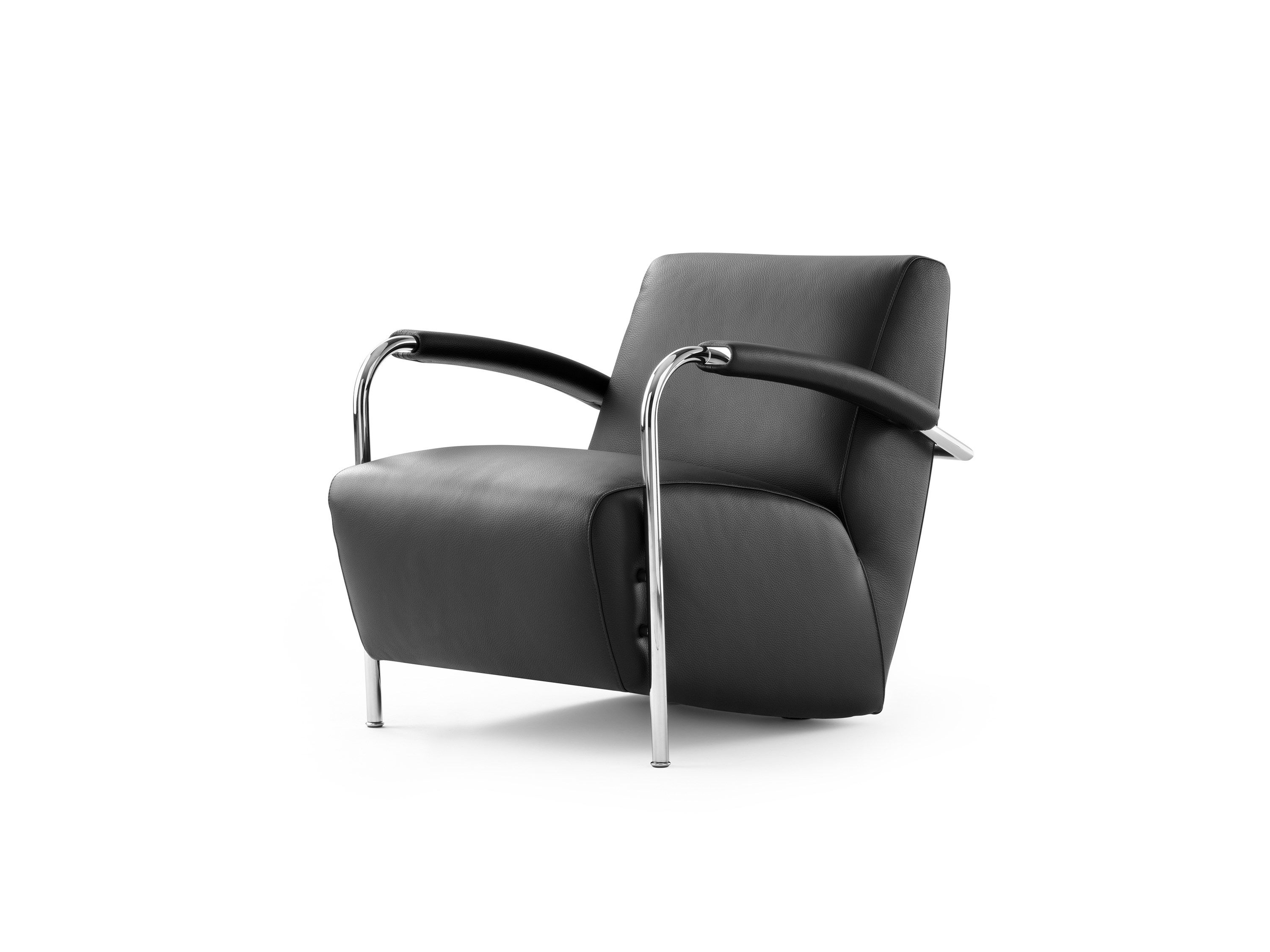 LX965 Leather armchair By LEOLUX LX design Gerard Vollenbrock
