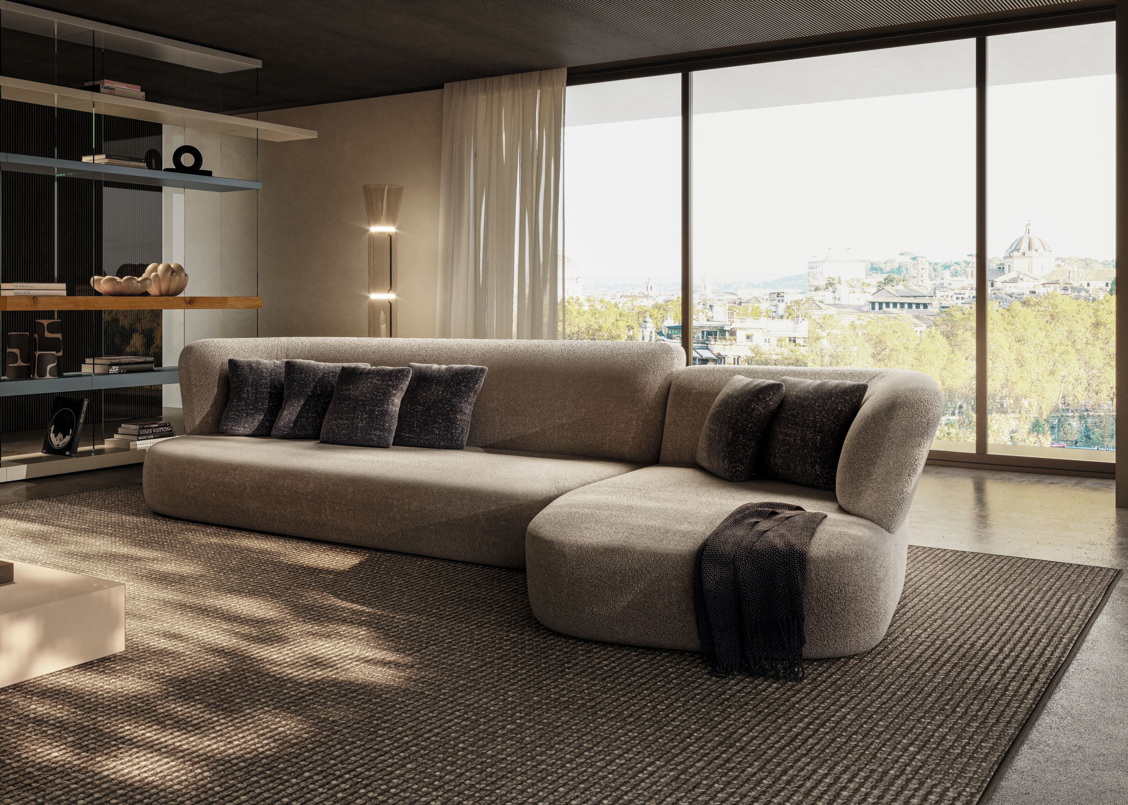 LONDY 2871 by Lago - Divano modulare in tessuto - 2