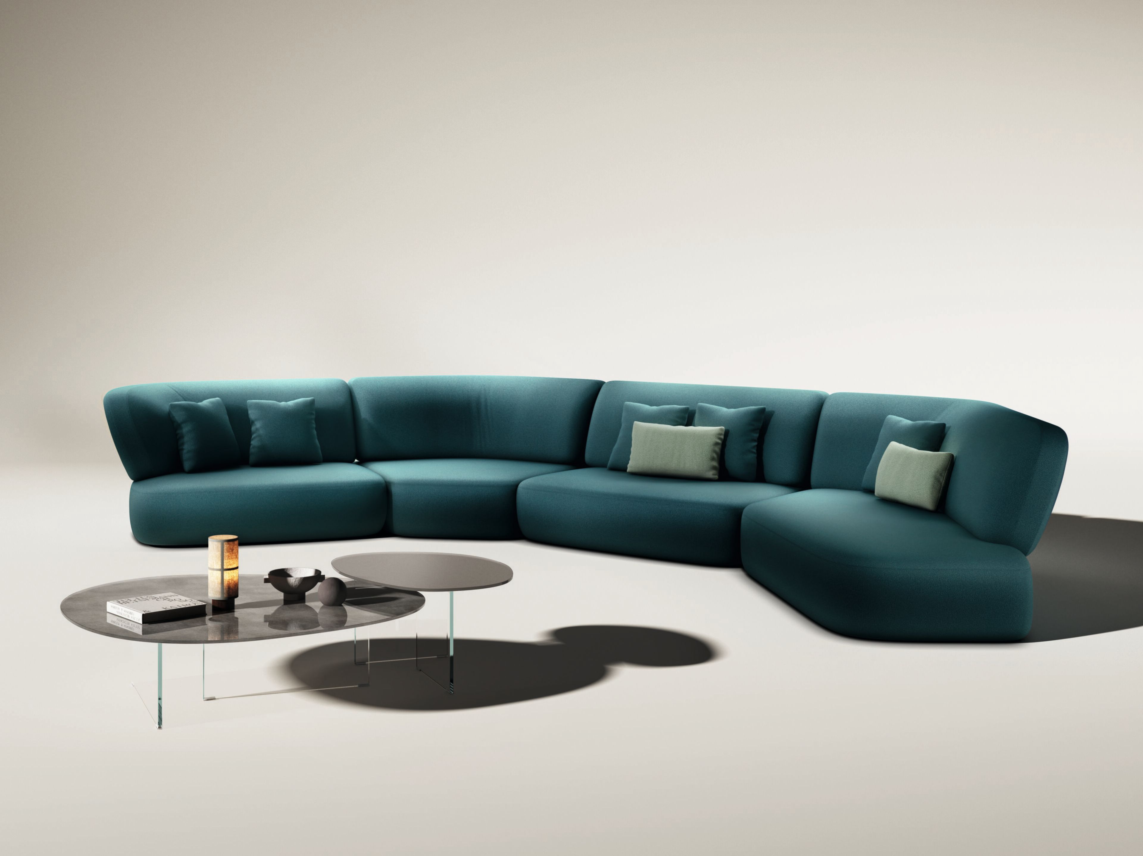 LONDY 2873 by Lago - Divano modulare in tessuto