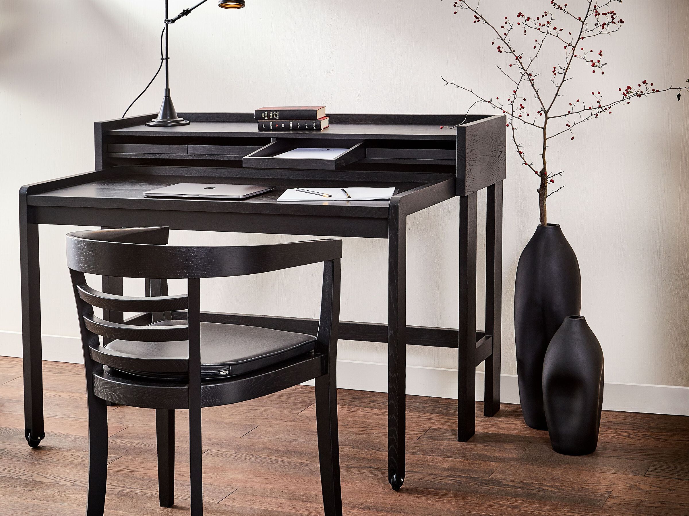 MODESTO by Lambert - Scrittoio in legno con cassetti - 9