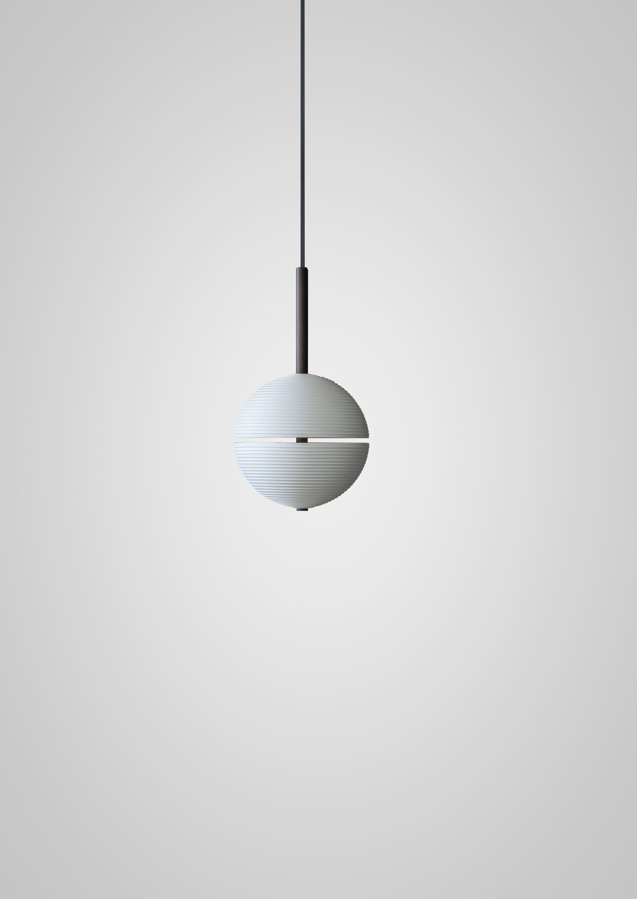 CASCADE SPHERE by Lladró - Lampada a sospensione fatta a mano a LED in porcellana - 3