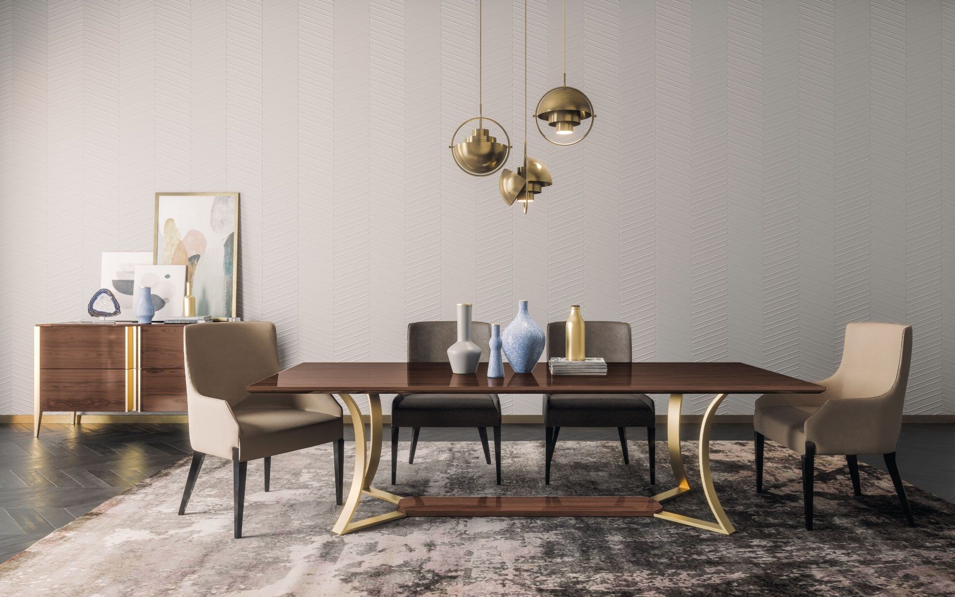 MADAME C/B by Capital Collection - Sedia imbottita in tessuto con braccioli - 8