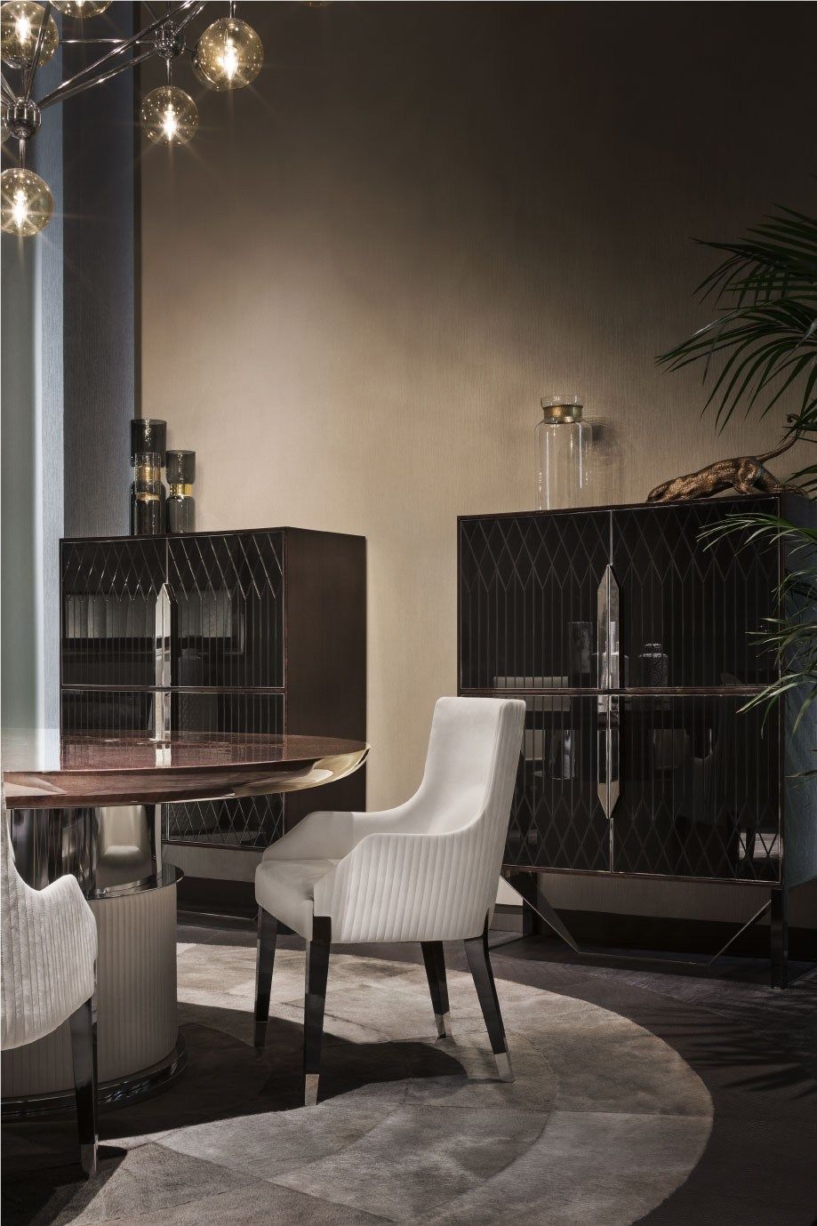 MADAME C/B by Capital Collection - Sedia imbottita in tessuto con braccioli - 7