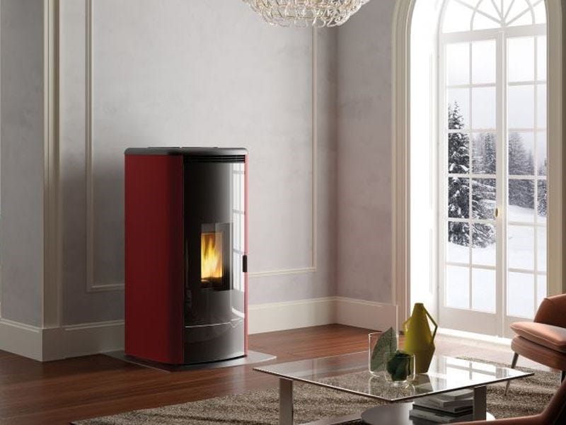 MAIDA by PALAZZETTI - Stufa a pellet in acciaio