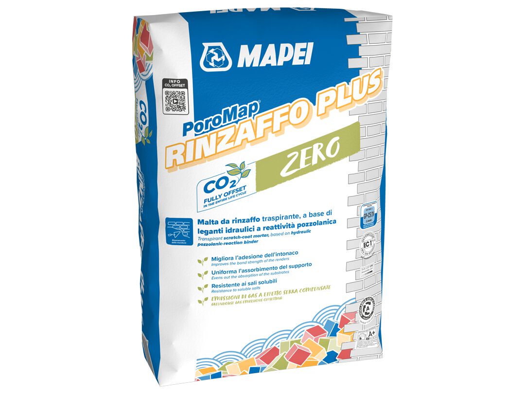 POROMAP RINZAFFO PLUS by MAPEI - Malta per intonaci deumidificanti