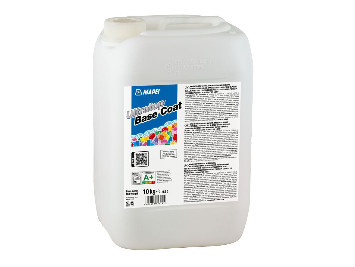 ULTRATOP BASE COAT by MAPEI - Formulato acrilico monocomponente idrodisperso