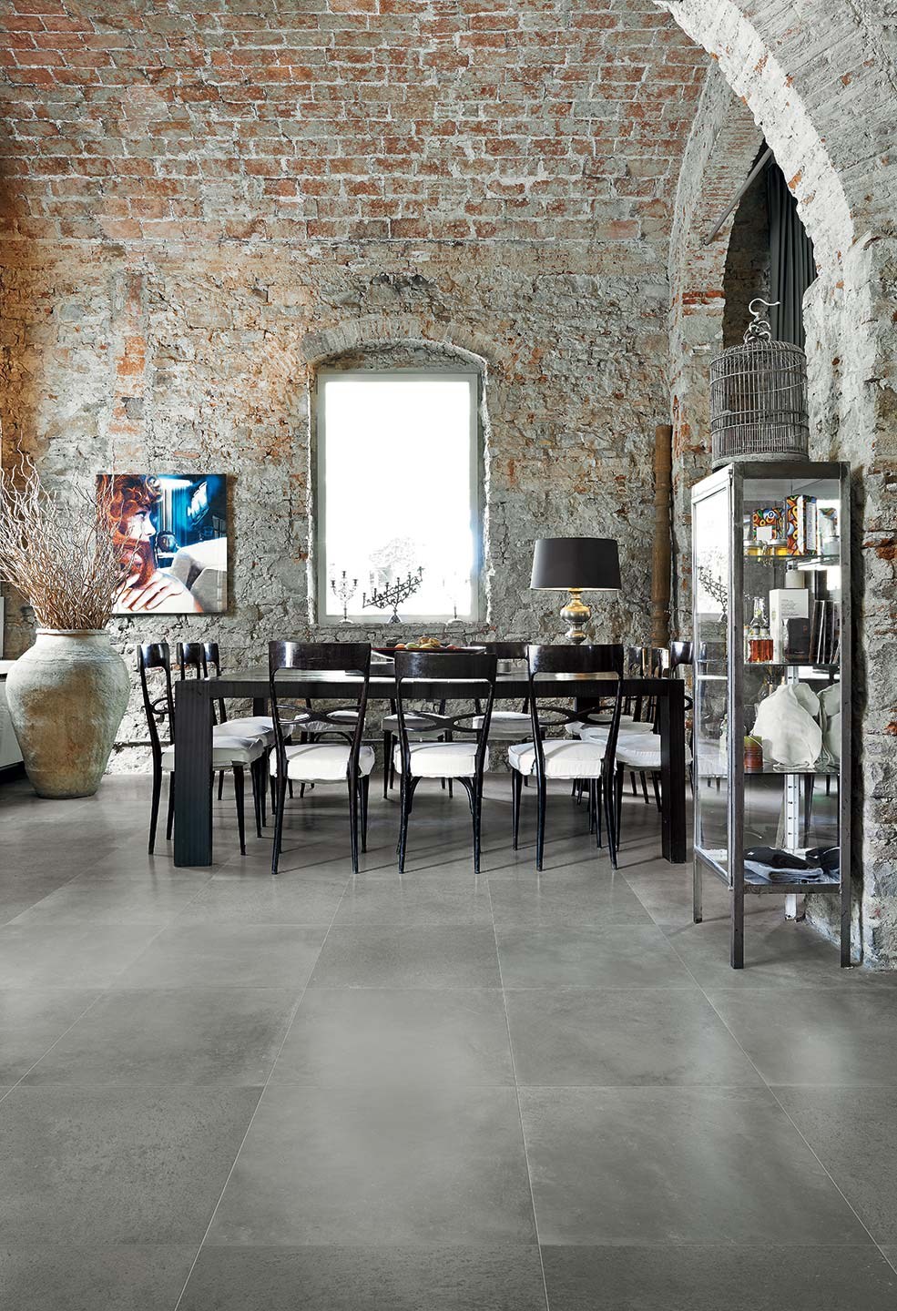 Glazed stoneware wall/floor tiles MAPS OF CERIM By CERIM
