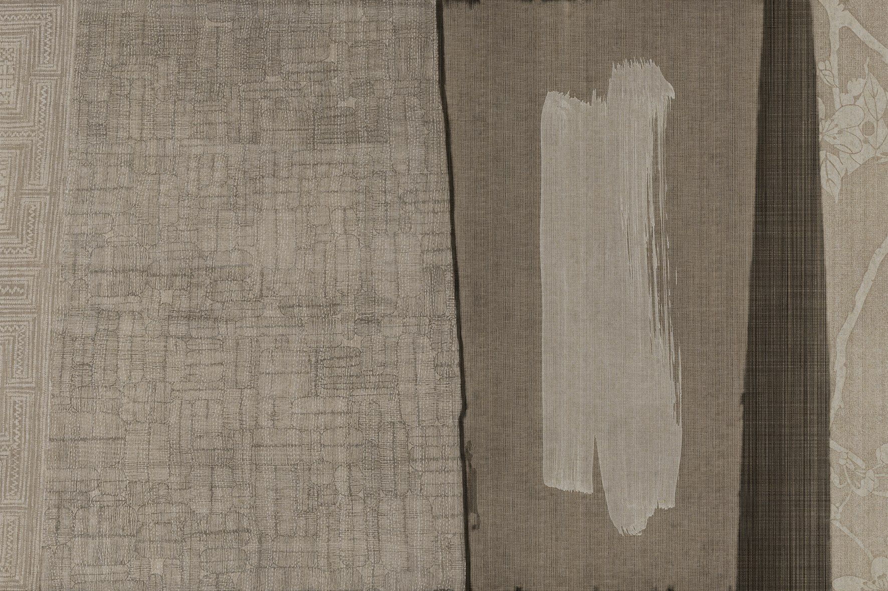 MATERIA by GLAMORA - Carta da parati in lino, ecosostenibile e compostabile - 2